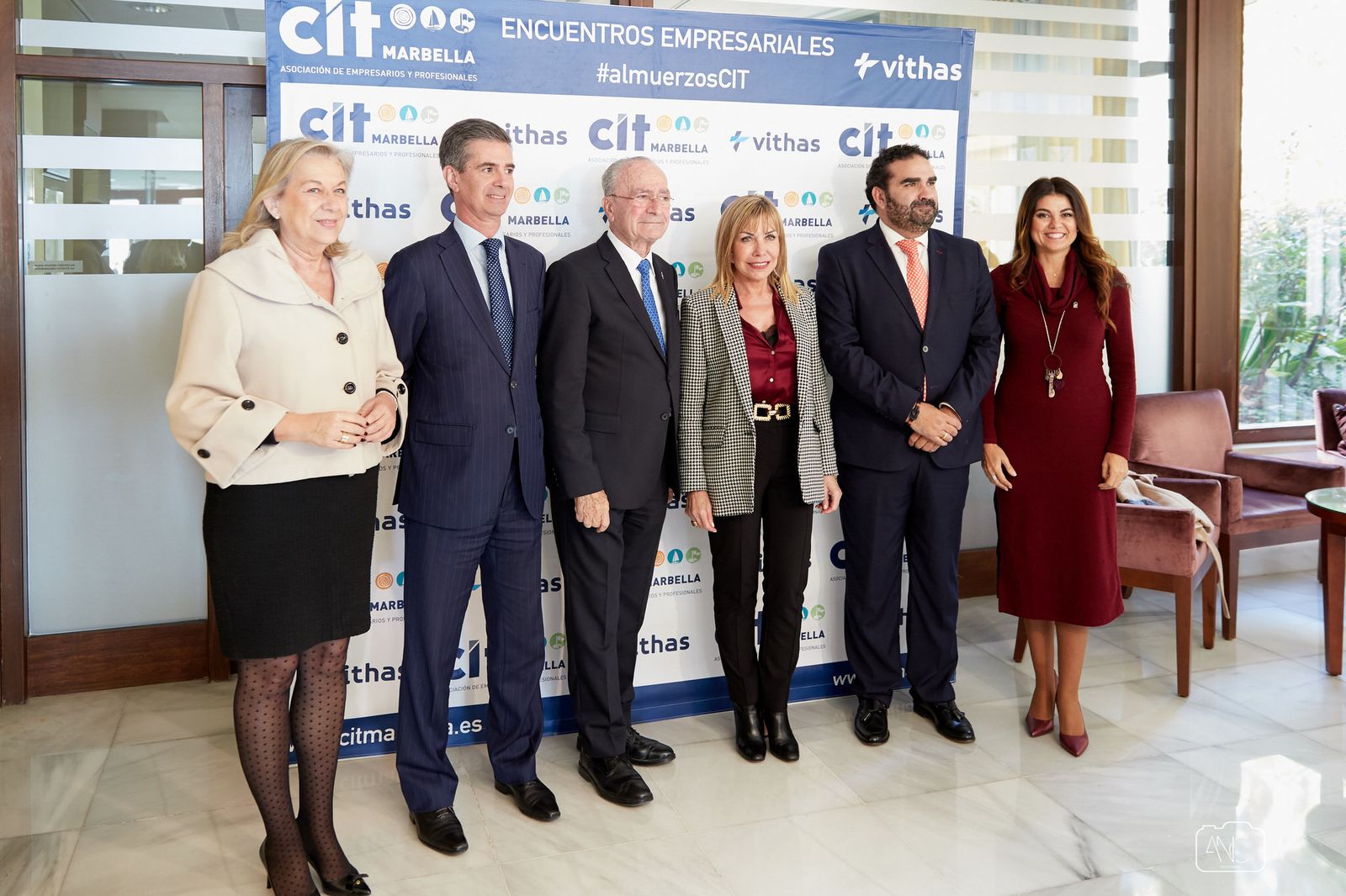 De la Torre en el encuentro empresarial organizado por el CIT de Marbella.