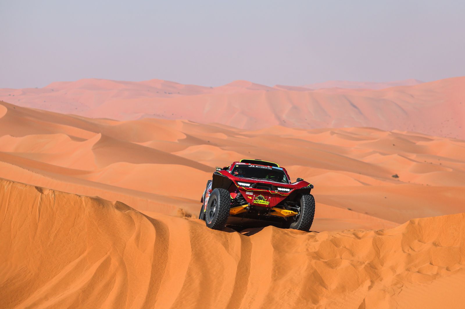 Las mejores fotos del Dakar por las dunas