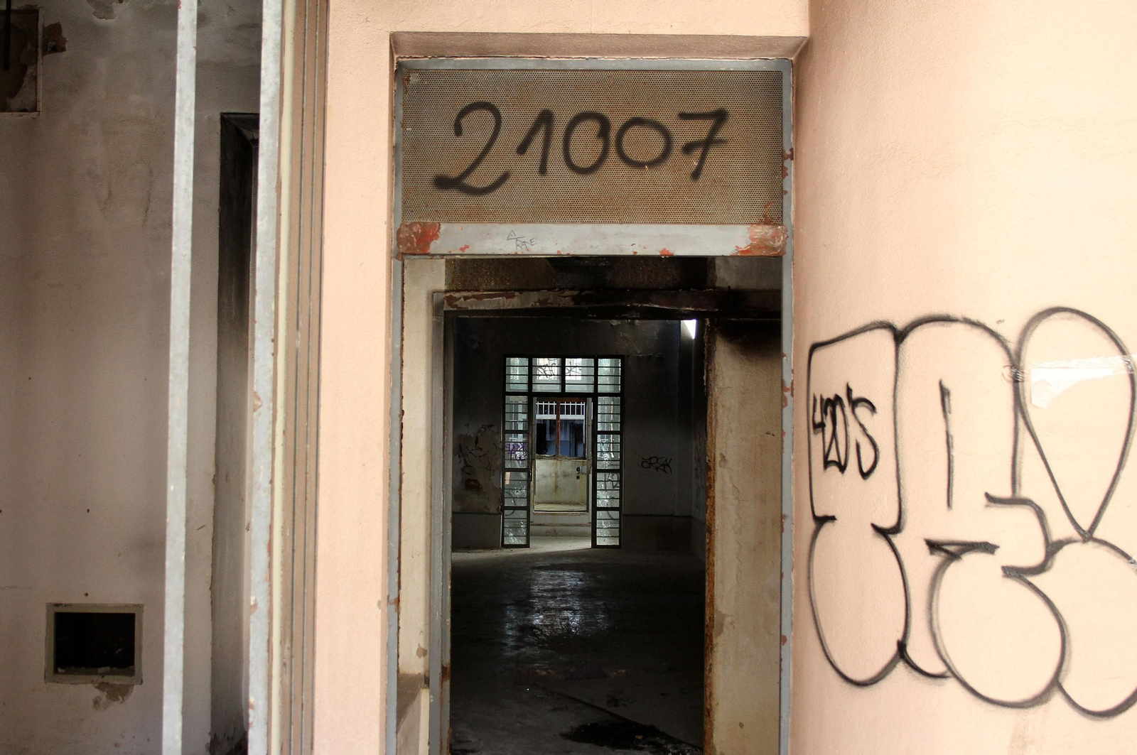 Imágenes de la antigua cárcel de Huelva durante estos últimos años