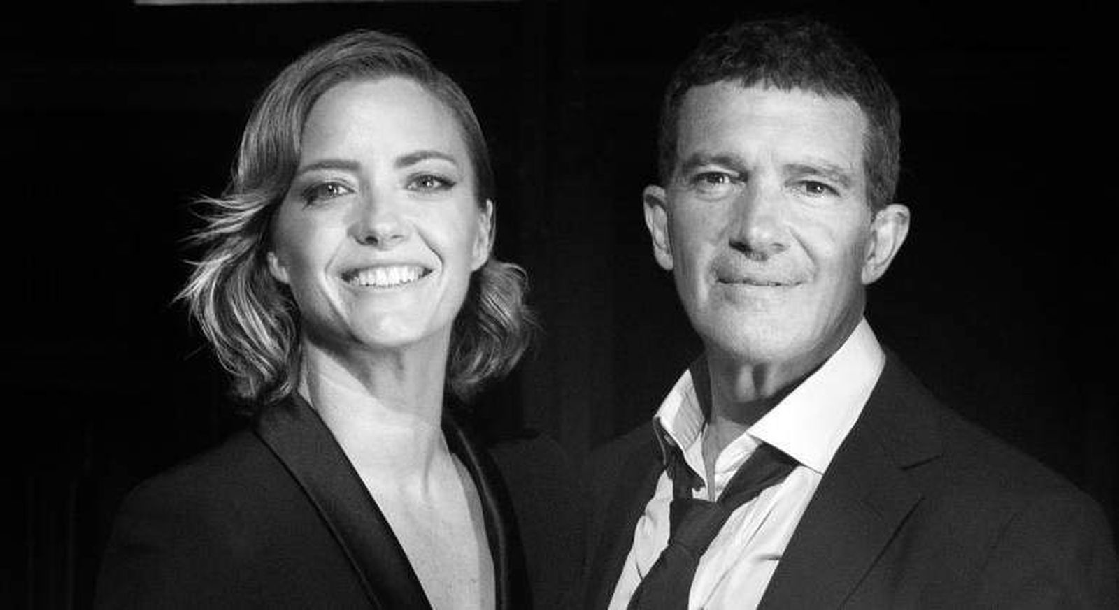 María Casado y Antonio Banderas