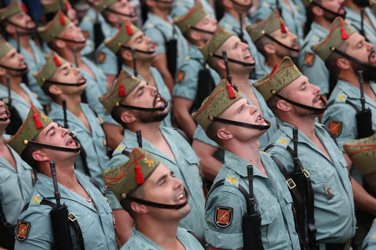Las fotos del desembarco de la Legión en Málaga