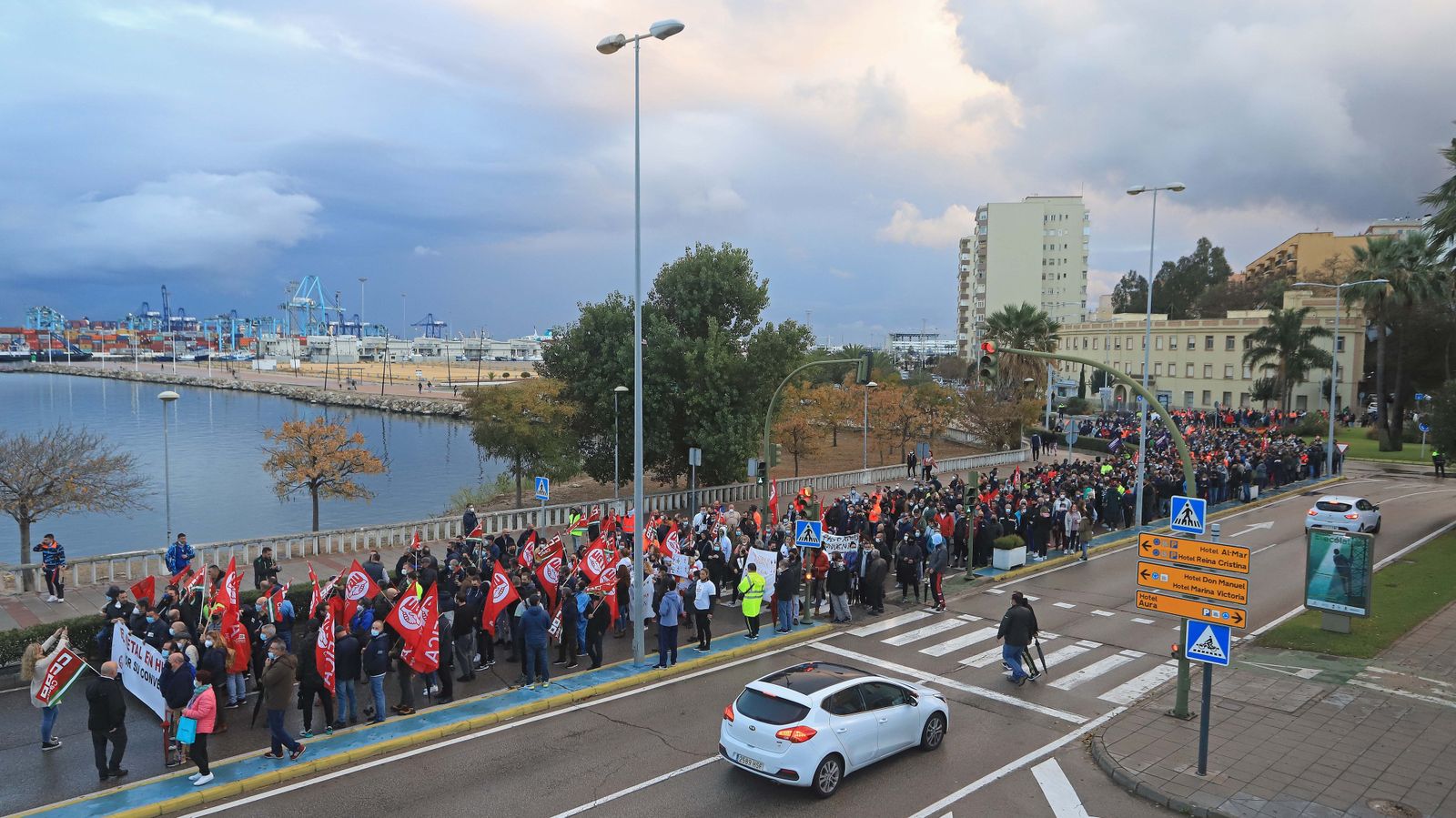 Fotos de la manifestación del metal en Algeciras