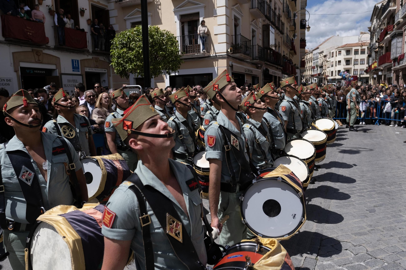 La Legión en el Miércoles Santo de Antequera, en imágenes