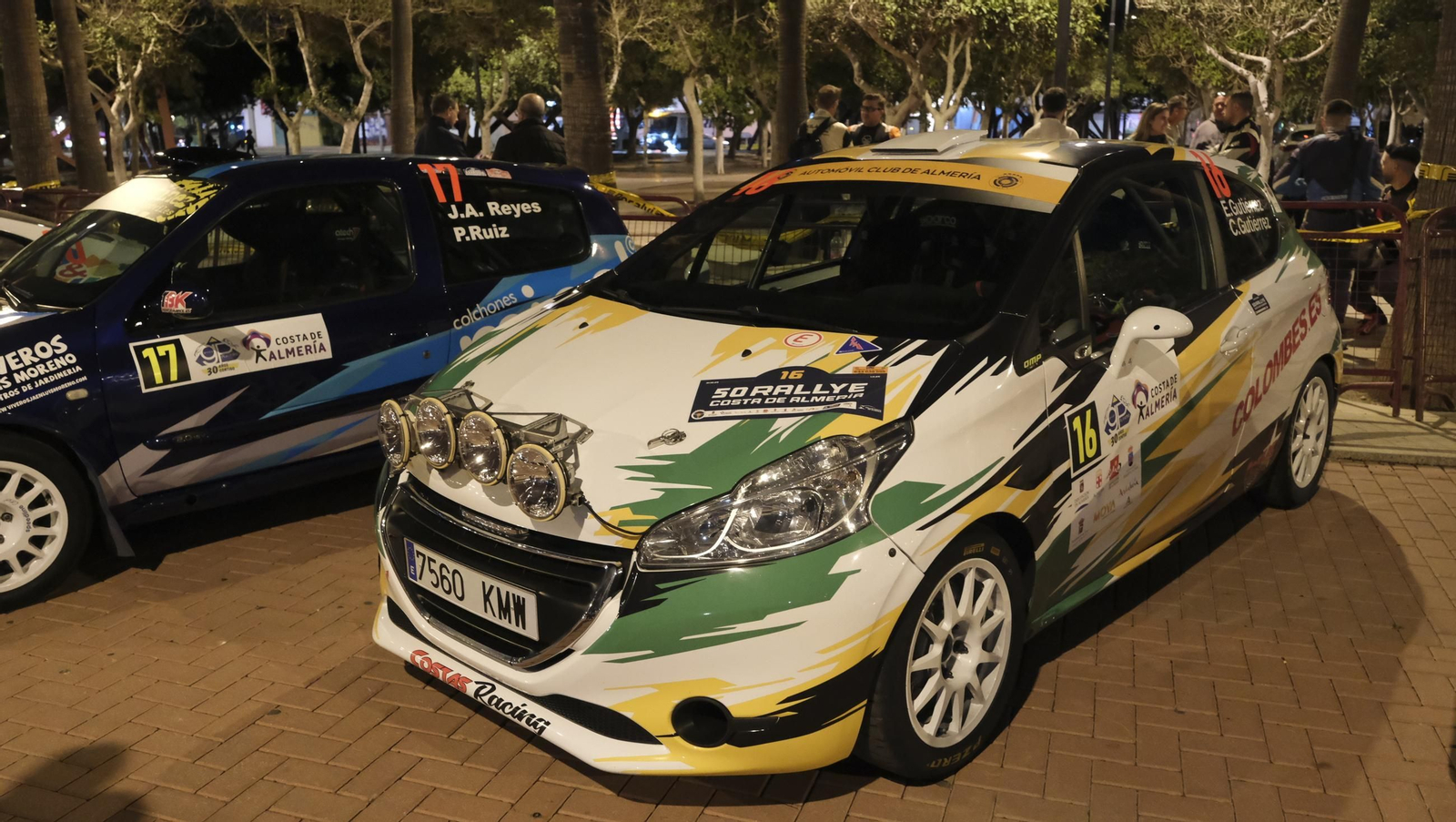 La salida de la 50 edición del Rallye Costa de Almería, en imágenes