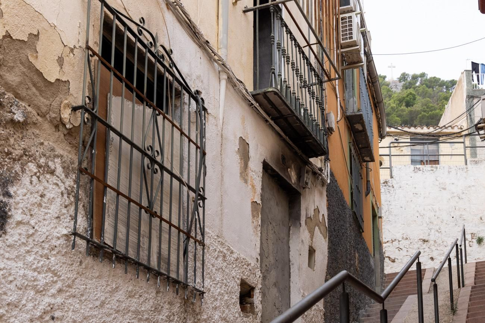 Así se encuentra el barrio de San Juan