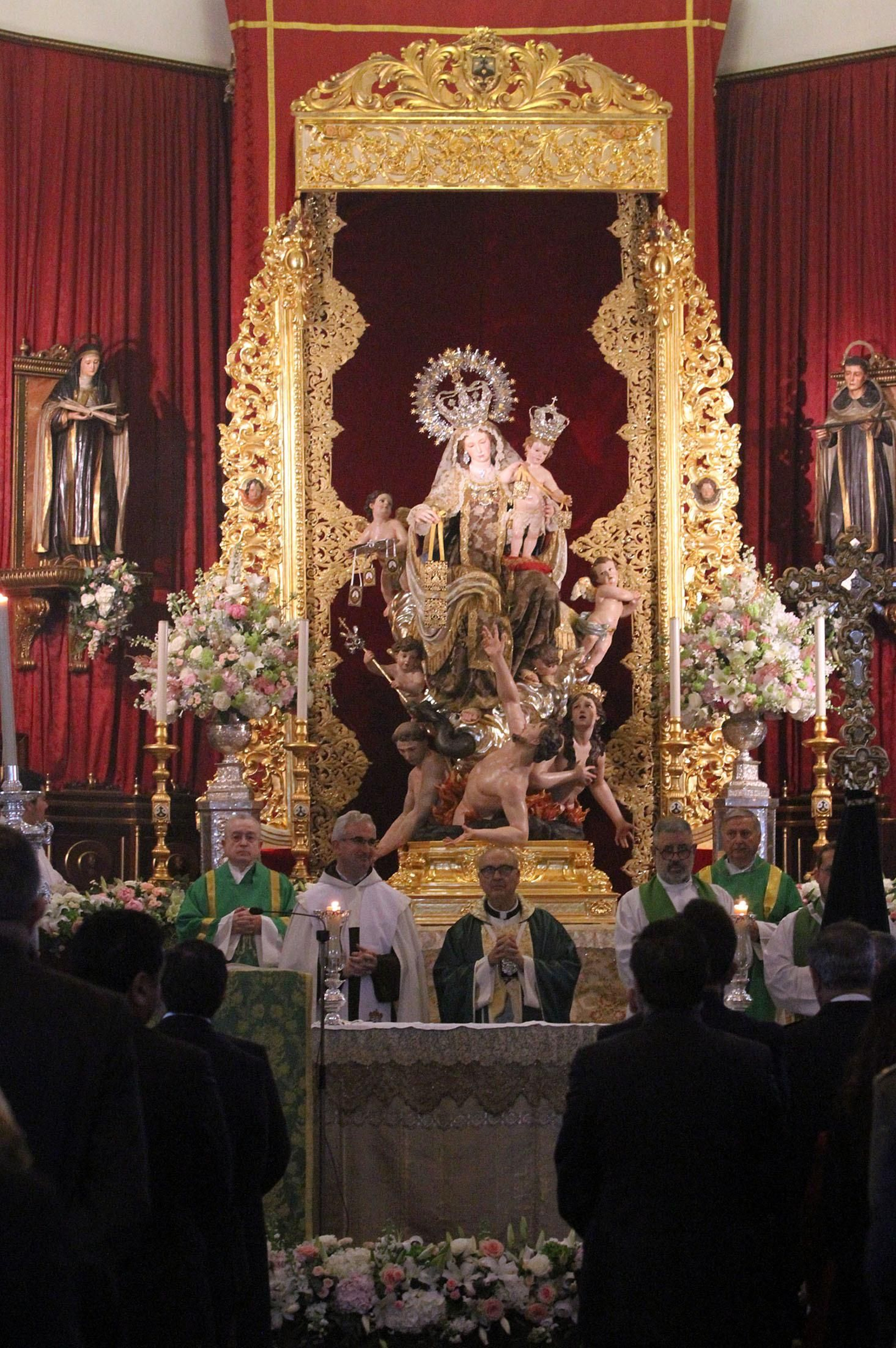 Imágenes de la bendición de la Virgen del Carmen