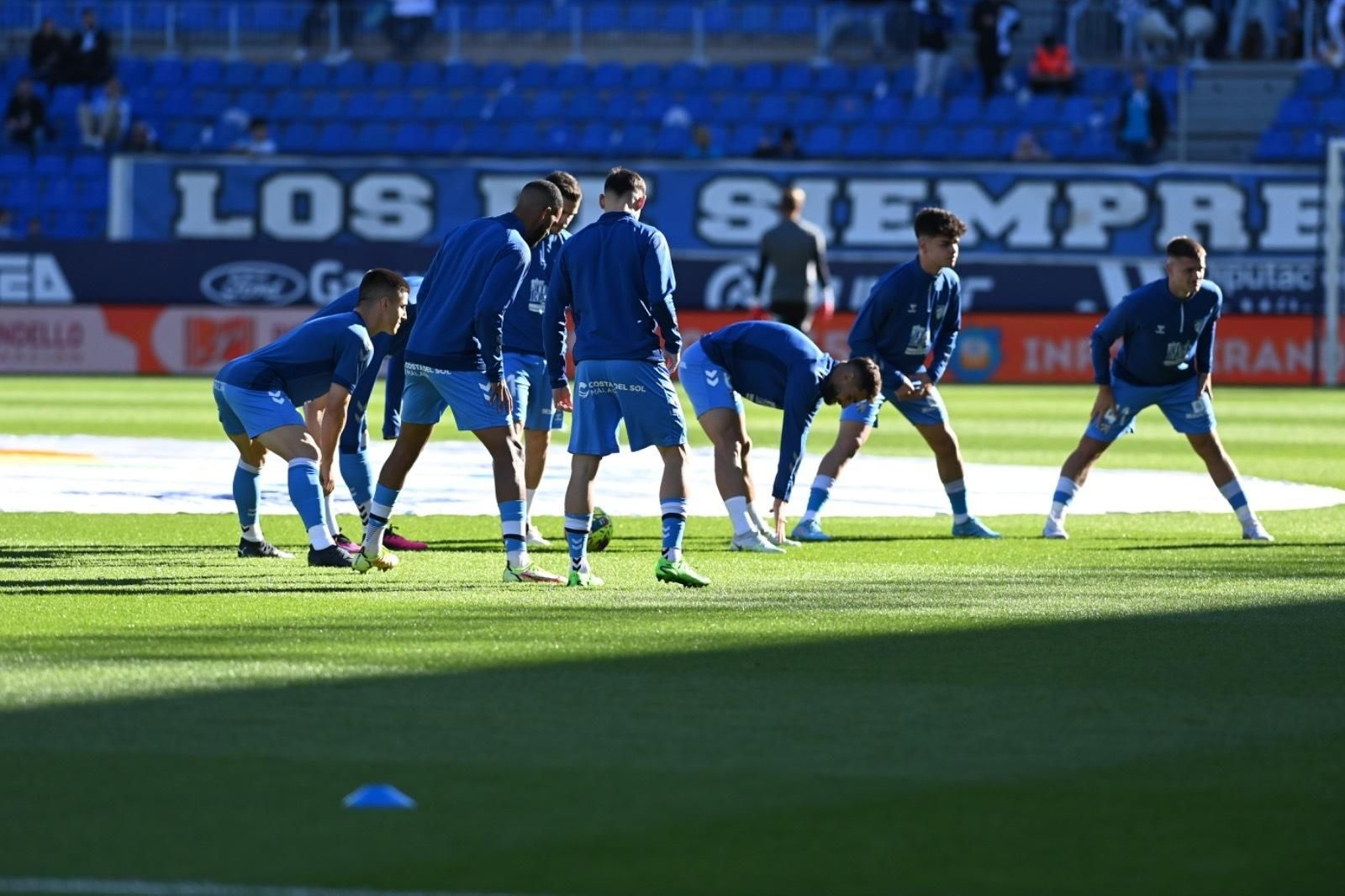 El Málaga CF - Burgos, en fotos