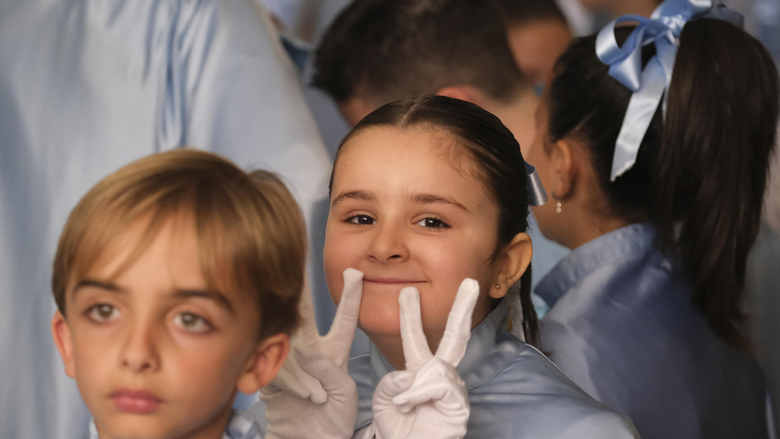 La procesión de Los Ángeles en Almería, en imágenes
