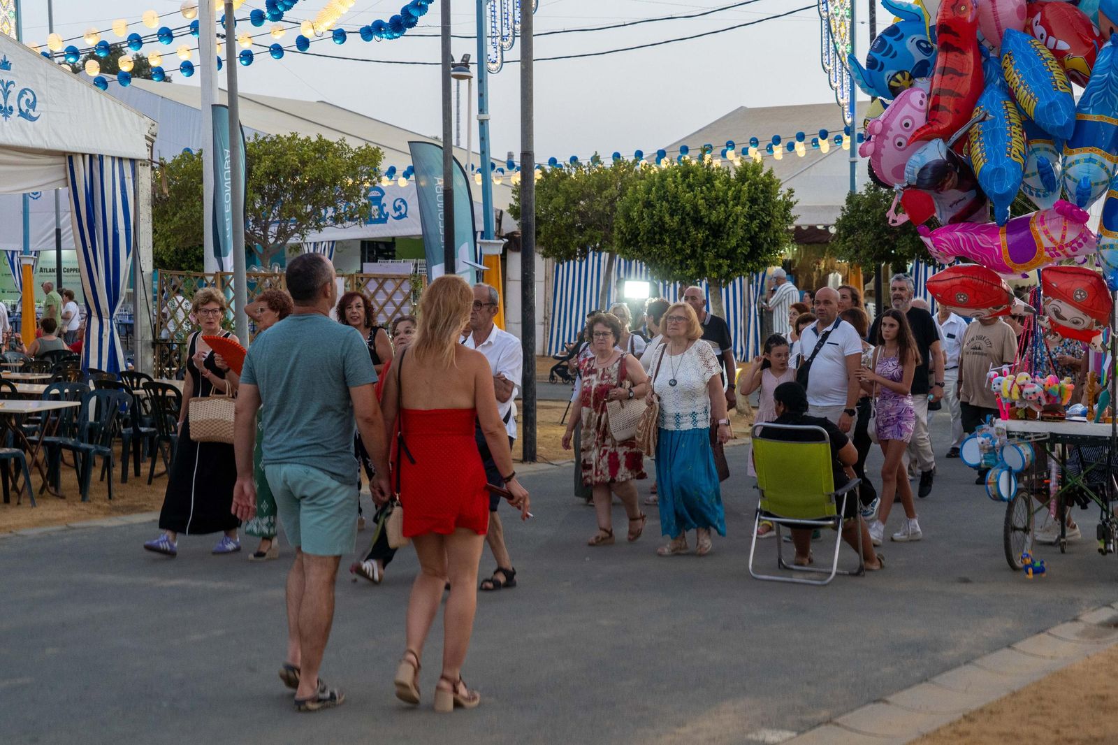 Colombinas 2025: Imágenes del ambiente el lunes 4 de agosto en las Fiestas Colombinas