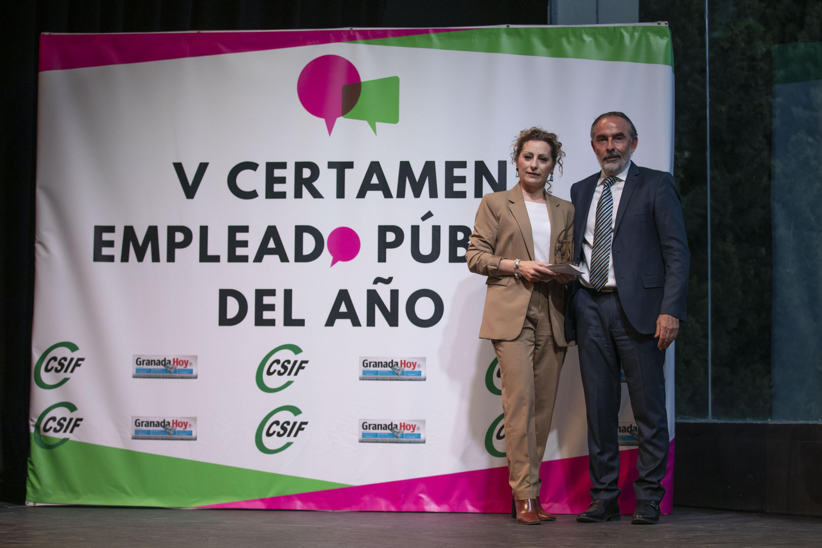 El V Certamen del Empleado Público del año en Granada, en imágenes