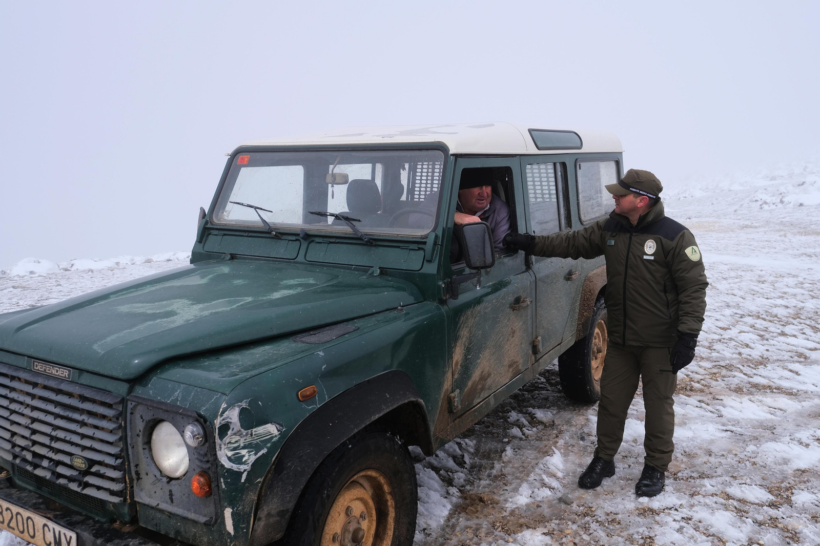 La nevada en la Sierra de las Nieves, en fotos.