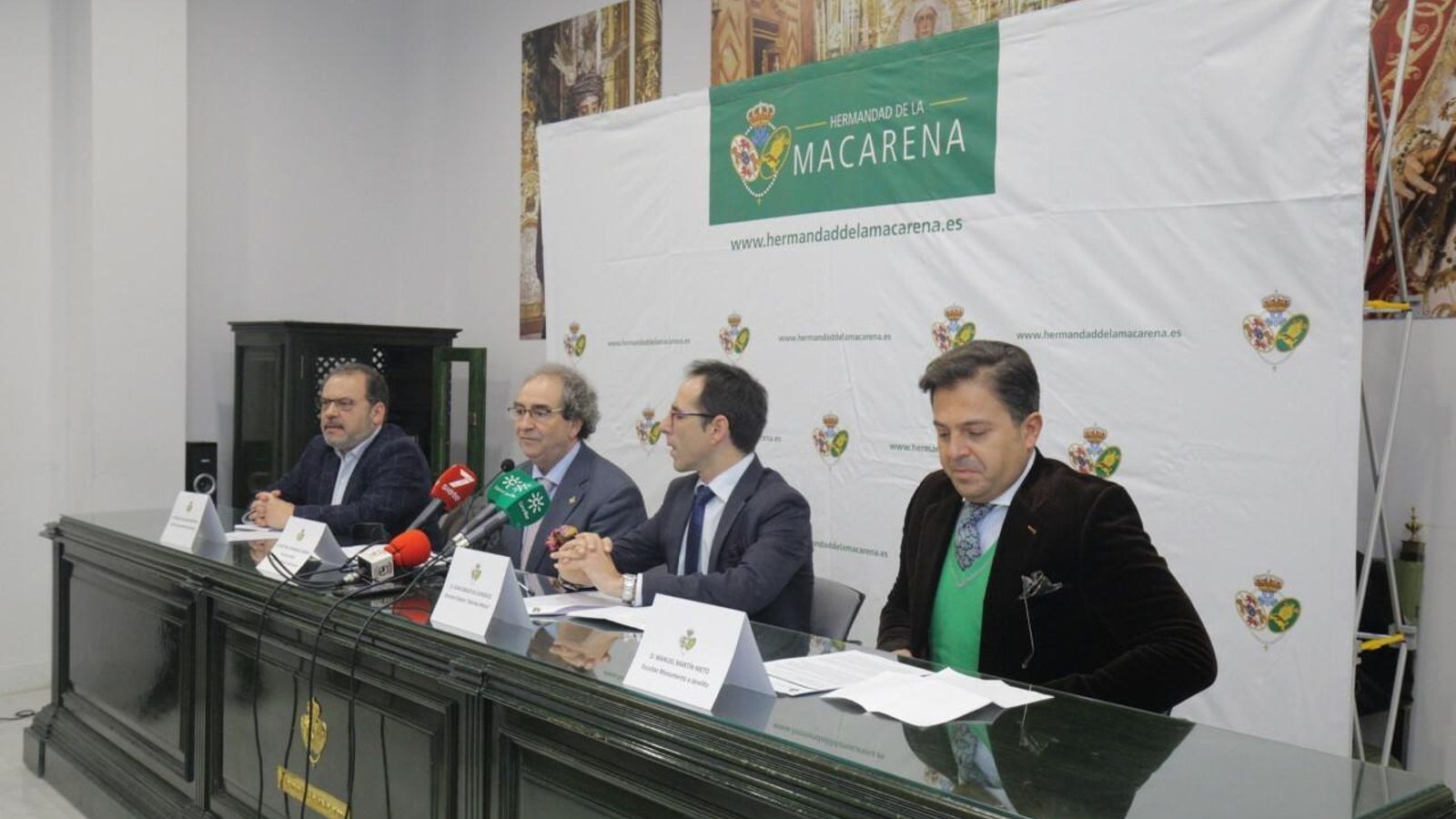 Rueda de prensa de presentación de los actos.