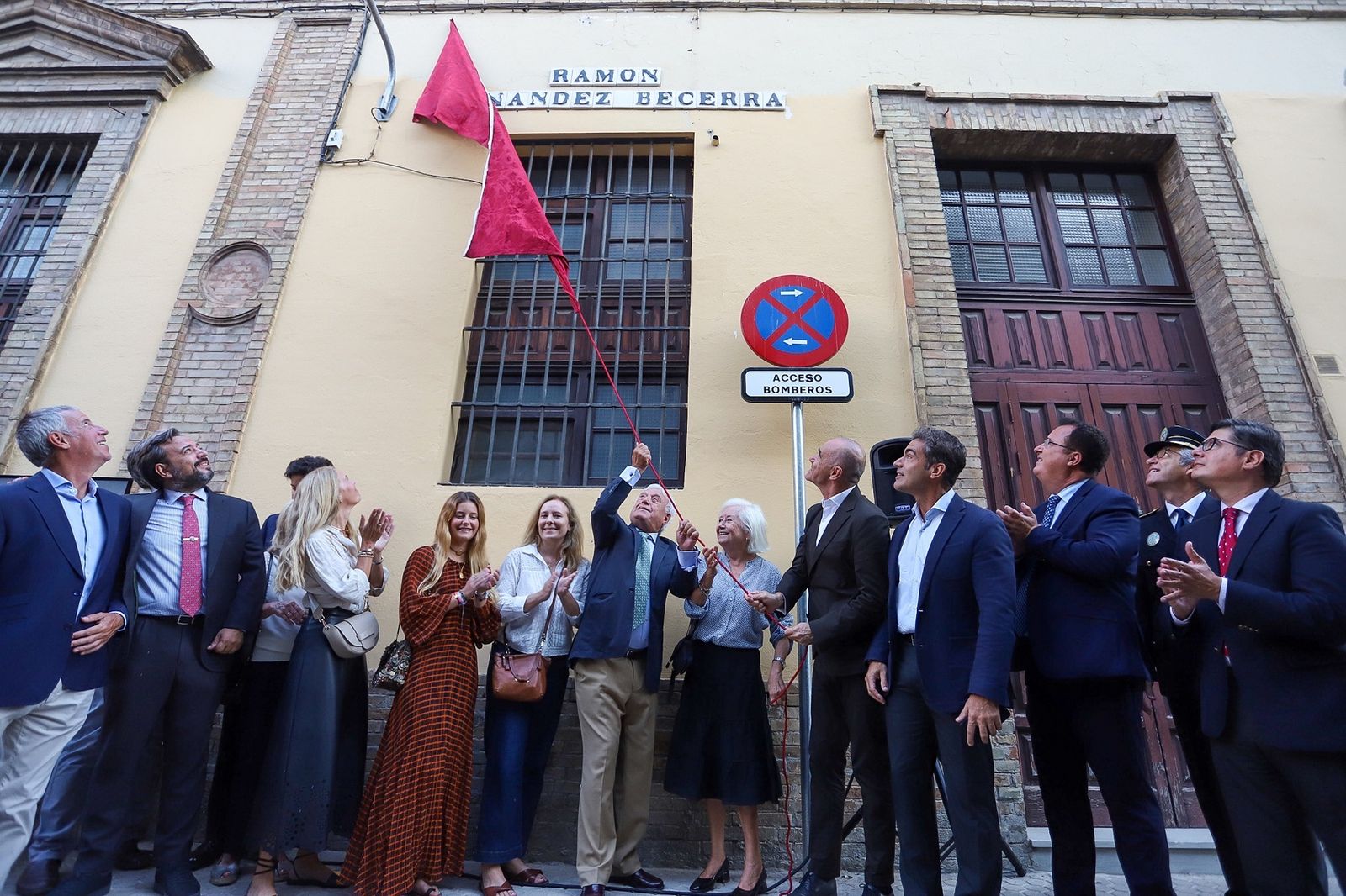 Inauguración de la Calle Fernando Fdez Becerra.