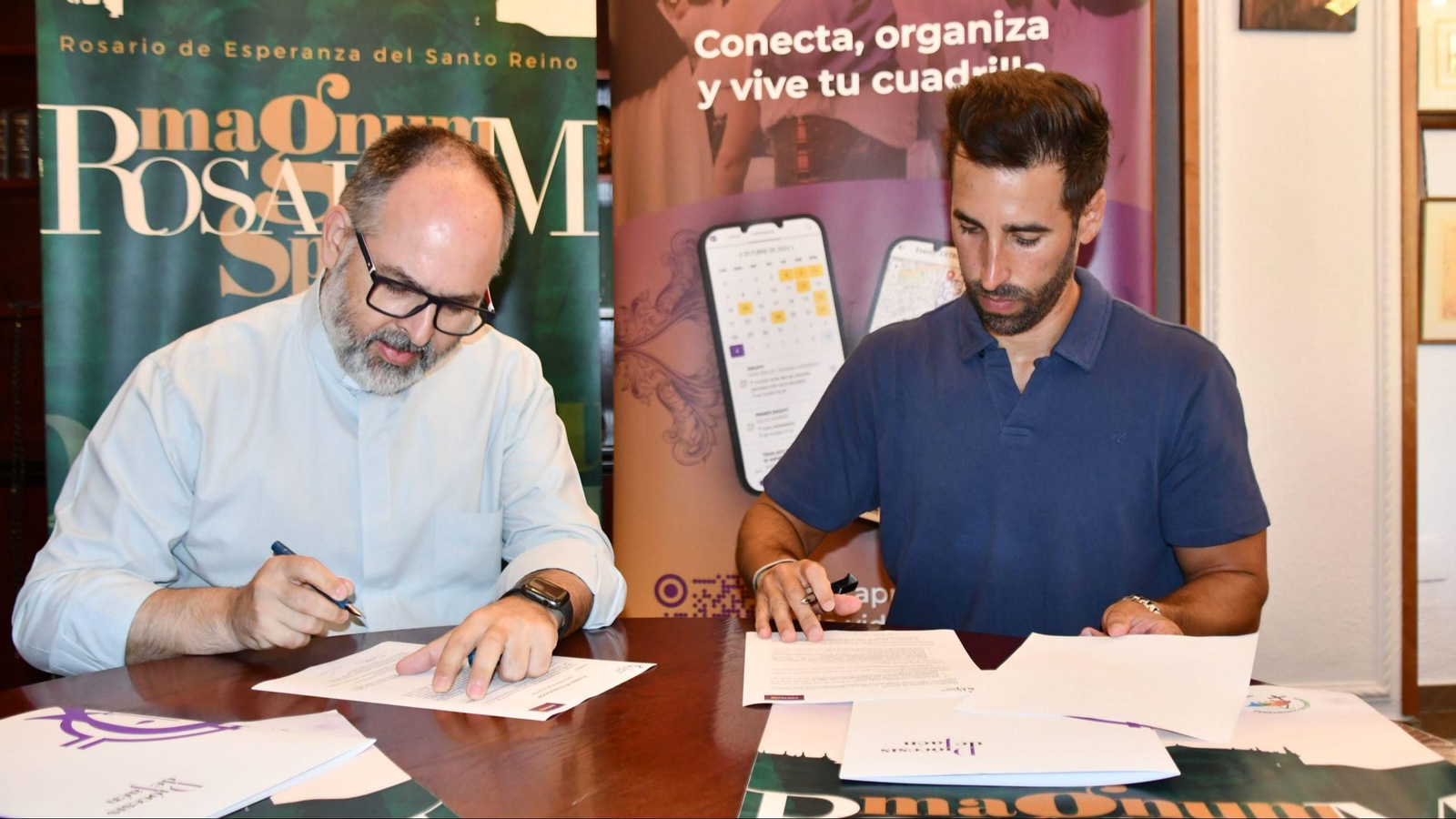 Firma del acuerdo entre la diócesis de Jaén y CostalGO.