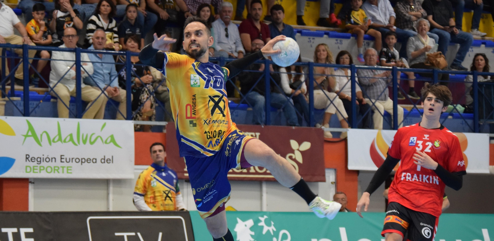 José Cuenca culmina un contragolpe en un partido del Ángel Ximénez.