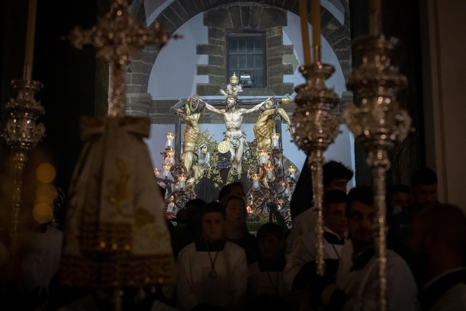 Las imágenes de la cofradía del Perdón en la Semana Santa de Cádiz 2022
