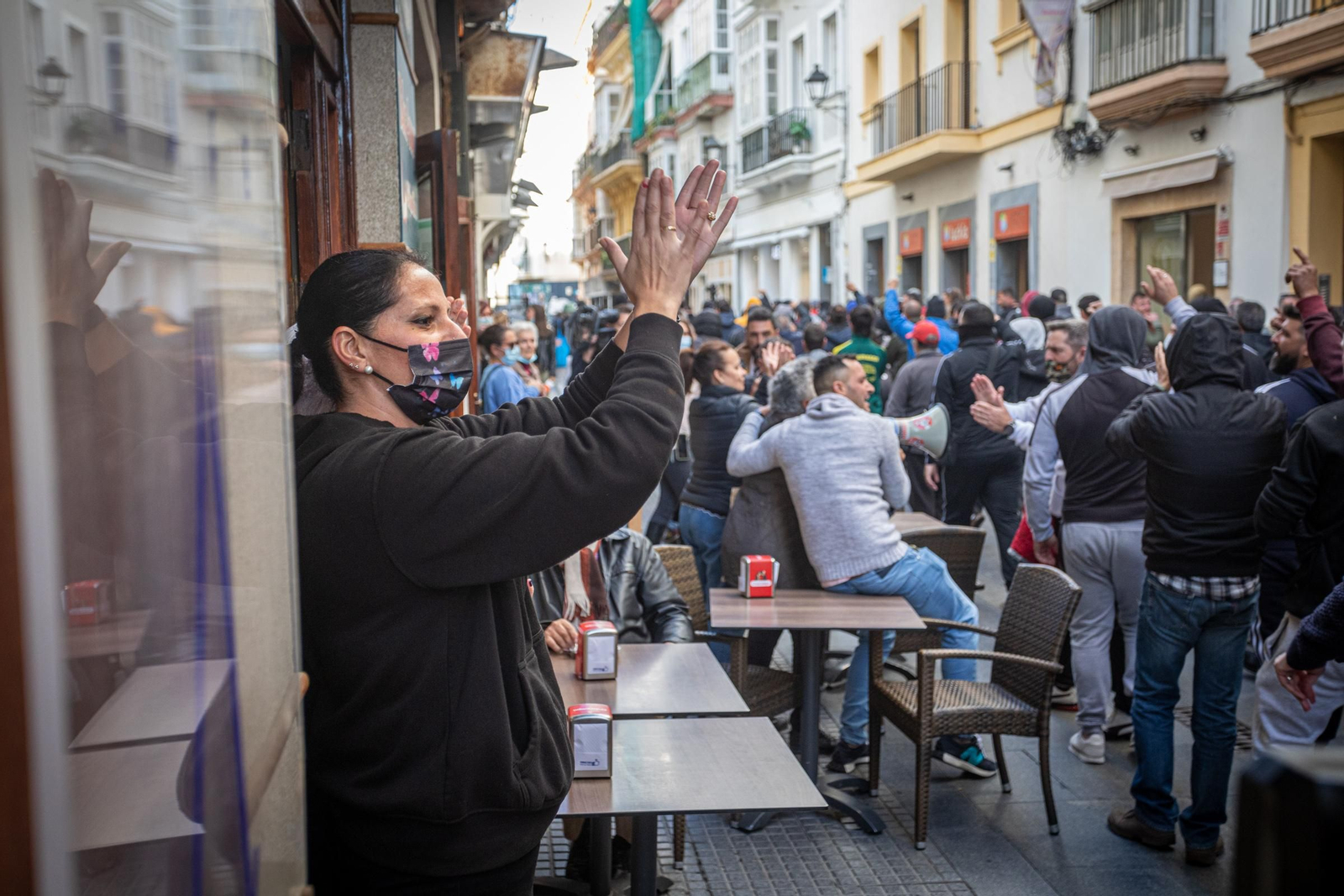 Las imágenes de la tercera jornada de la huelga del metal en Cádiz