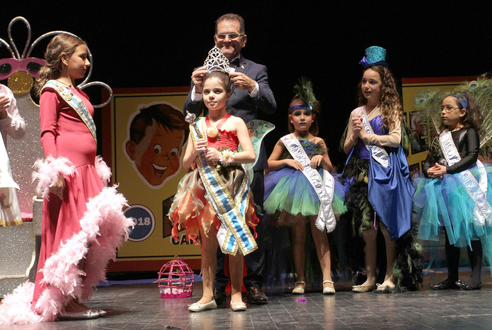 Gala de la coronación de  la choquera mayor e infantil del Carnaval Colombino 2018
