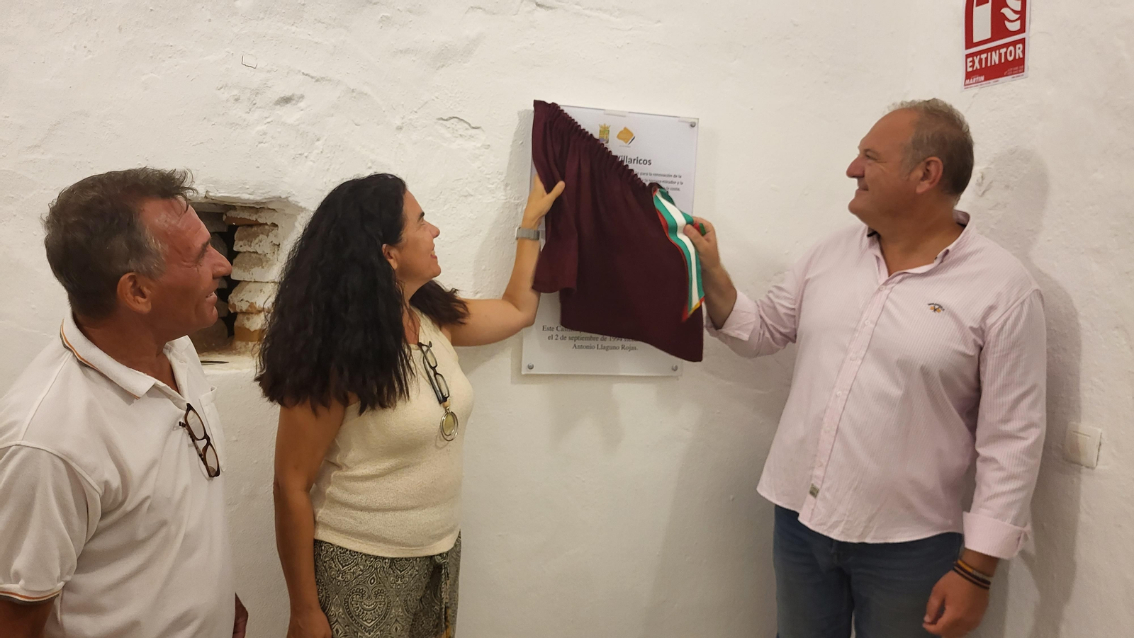Antonio Fernández Liria durante la inaugurada la restauración del Castillo de Villaricos.