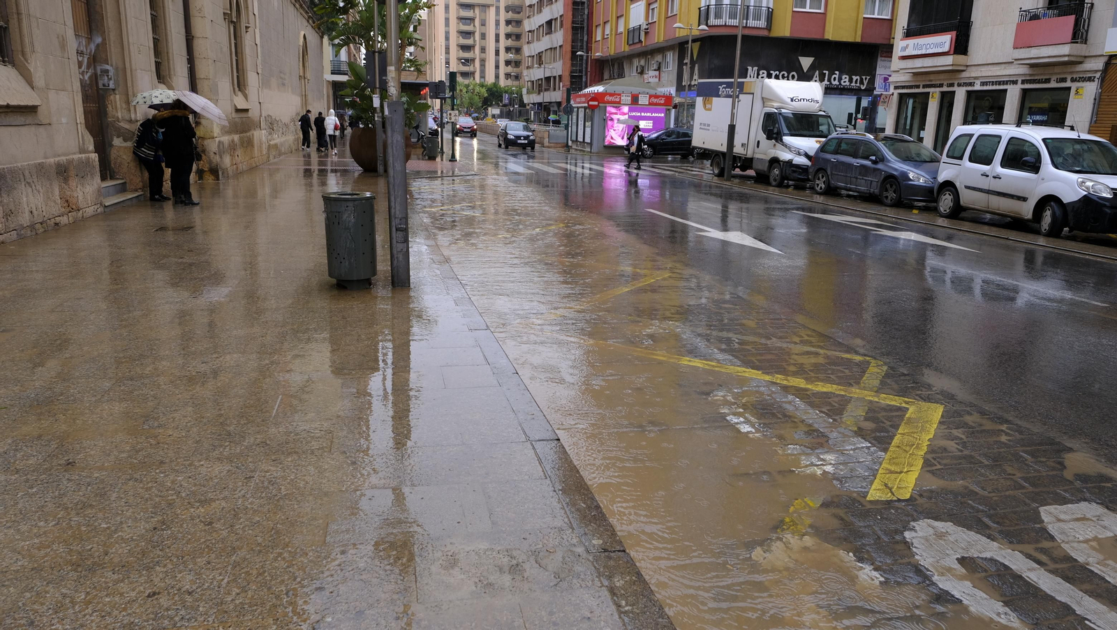 Fotogalería de la lluvia en Almería.