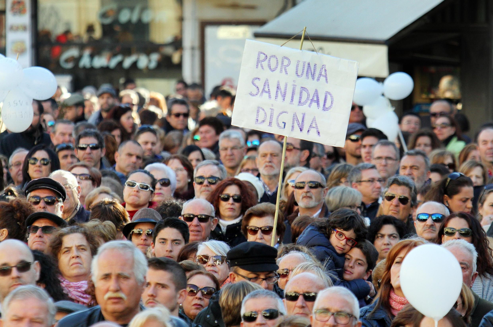 La marea blanca, en Huelva