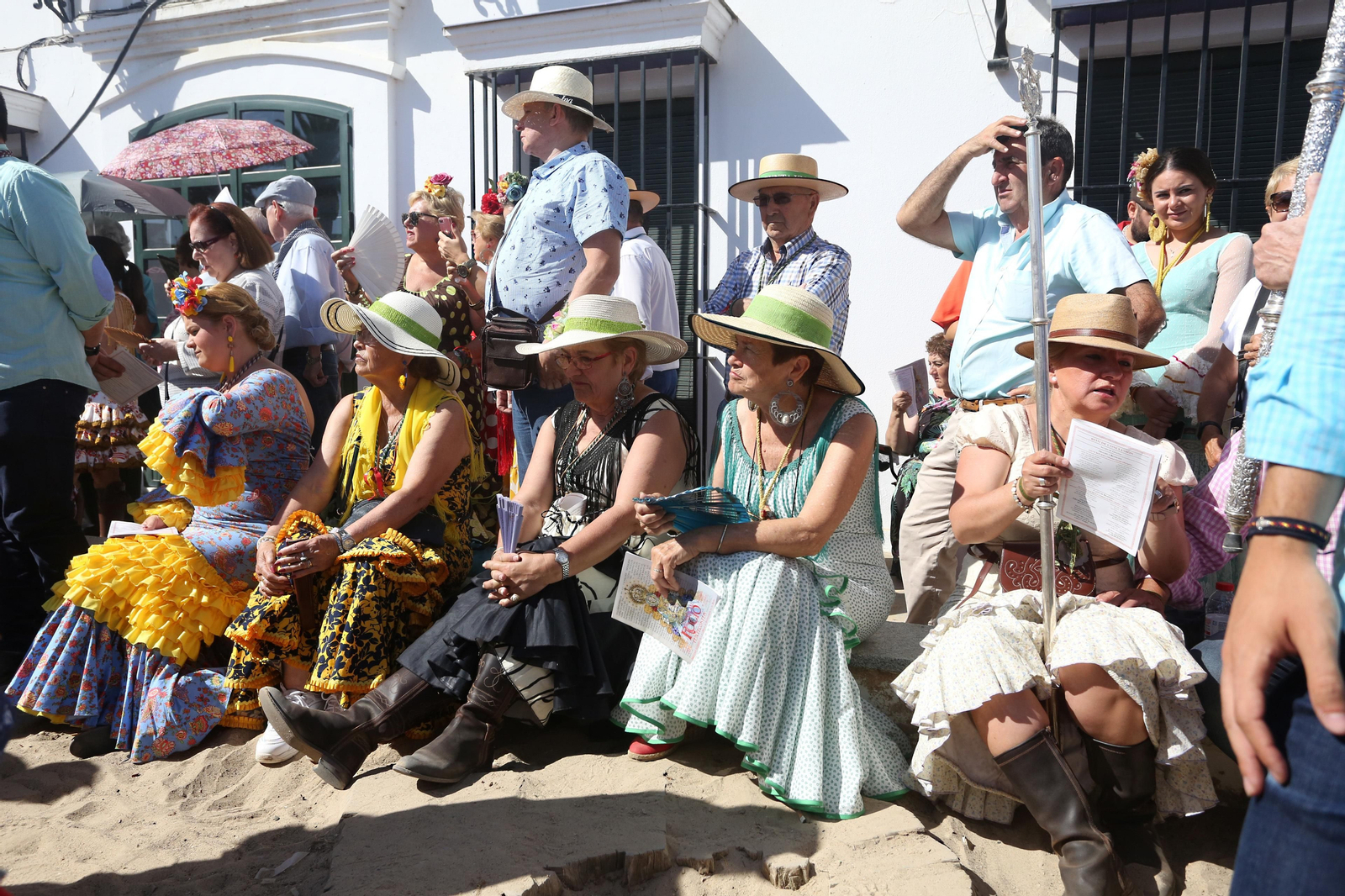 Imágenes de la misa de Pentecostés de la Romería del Rocío 2019
