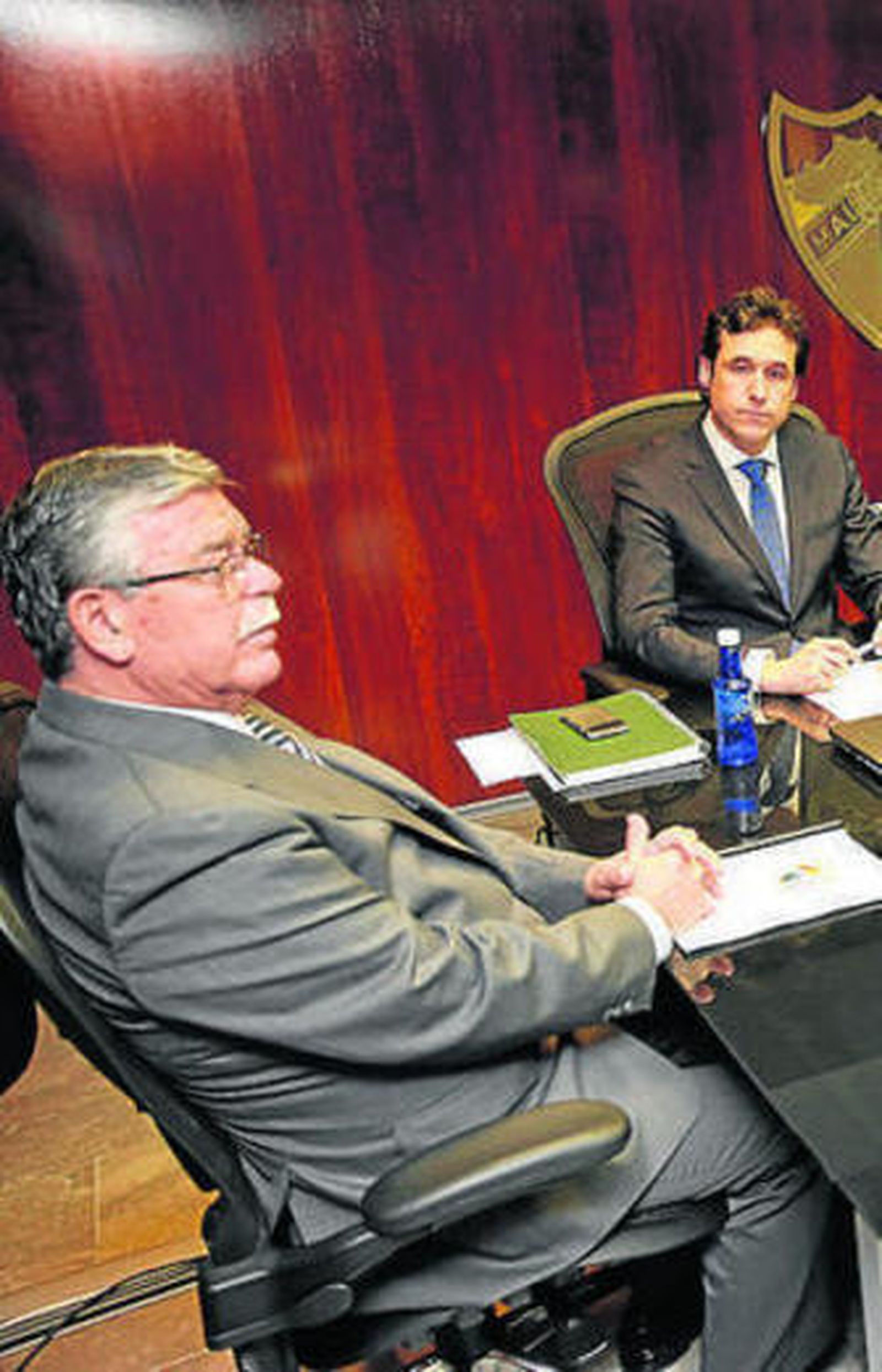 Martín Aguilar, en la última Junta.