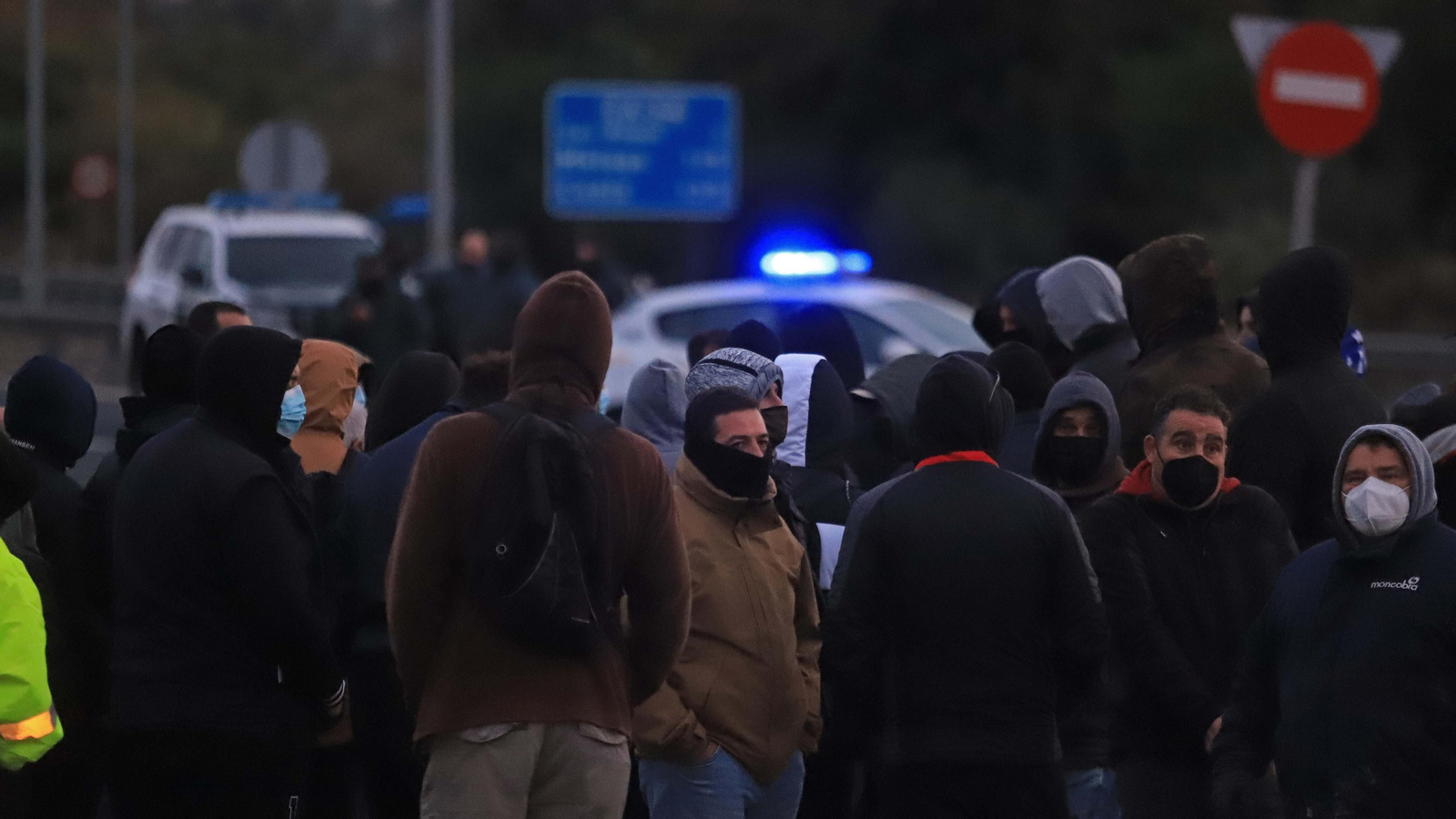Fotos de la tercera jornada de la huelga del metal en el Campo de Gibraltar