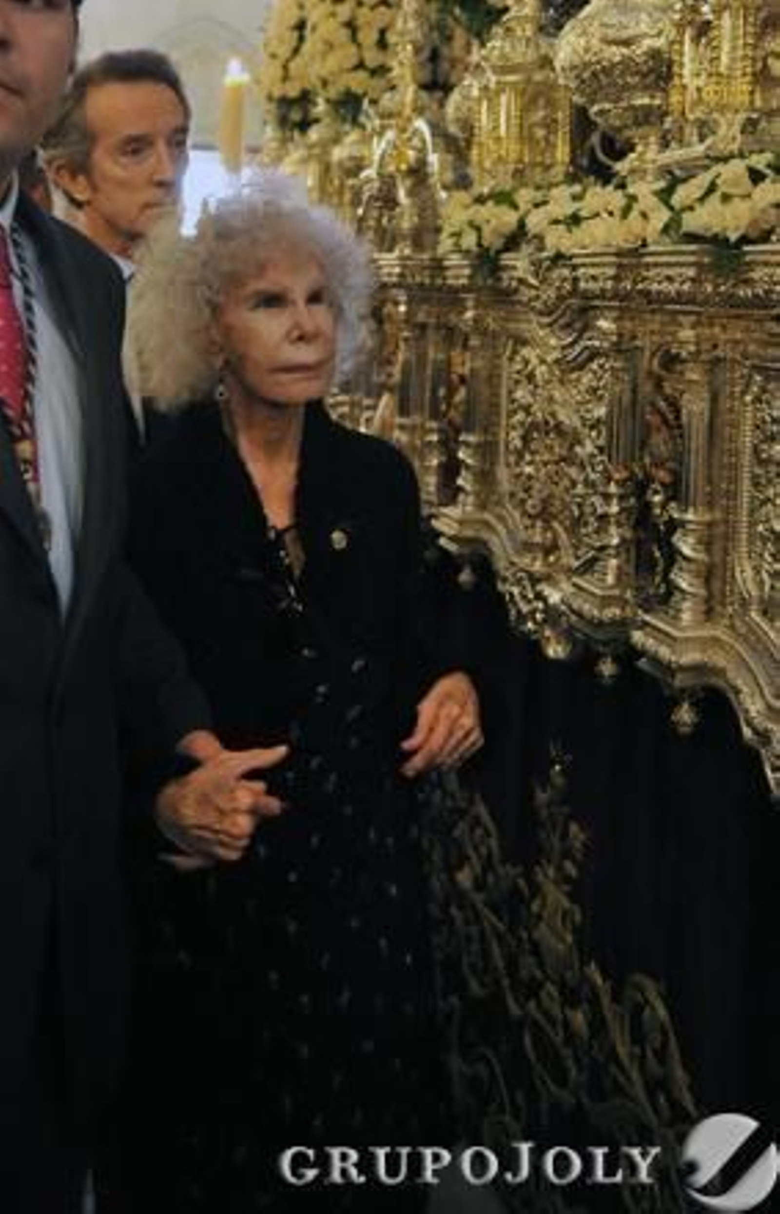 La Duquesa de Alba, en el templo de Los Gitanos.

Foto: Juan Carlos Vázquez