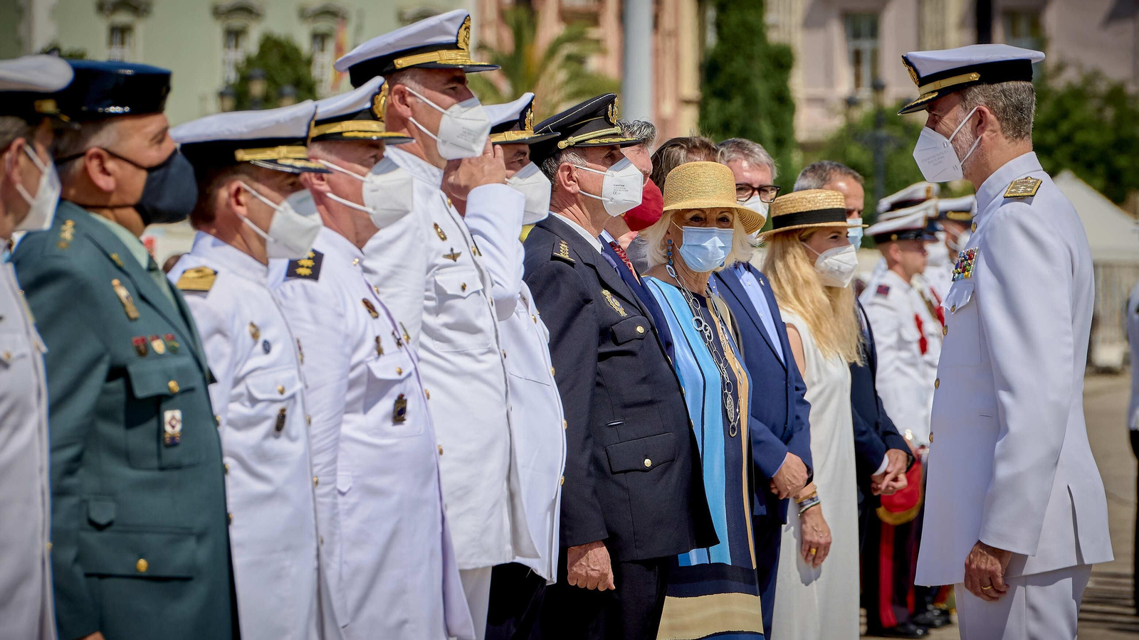 Recibimiento al buque escuela de la Armada española 'Juan Sebastián de Elcano'