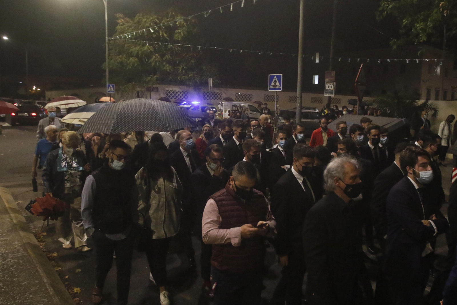 El traslado de la Virgen de la O de Córdoba, en imágenes