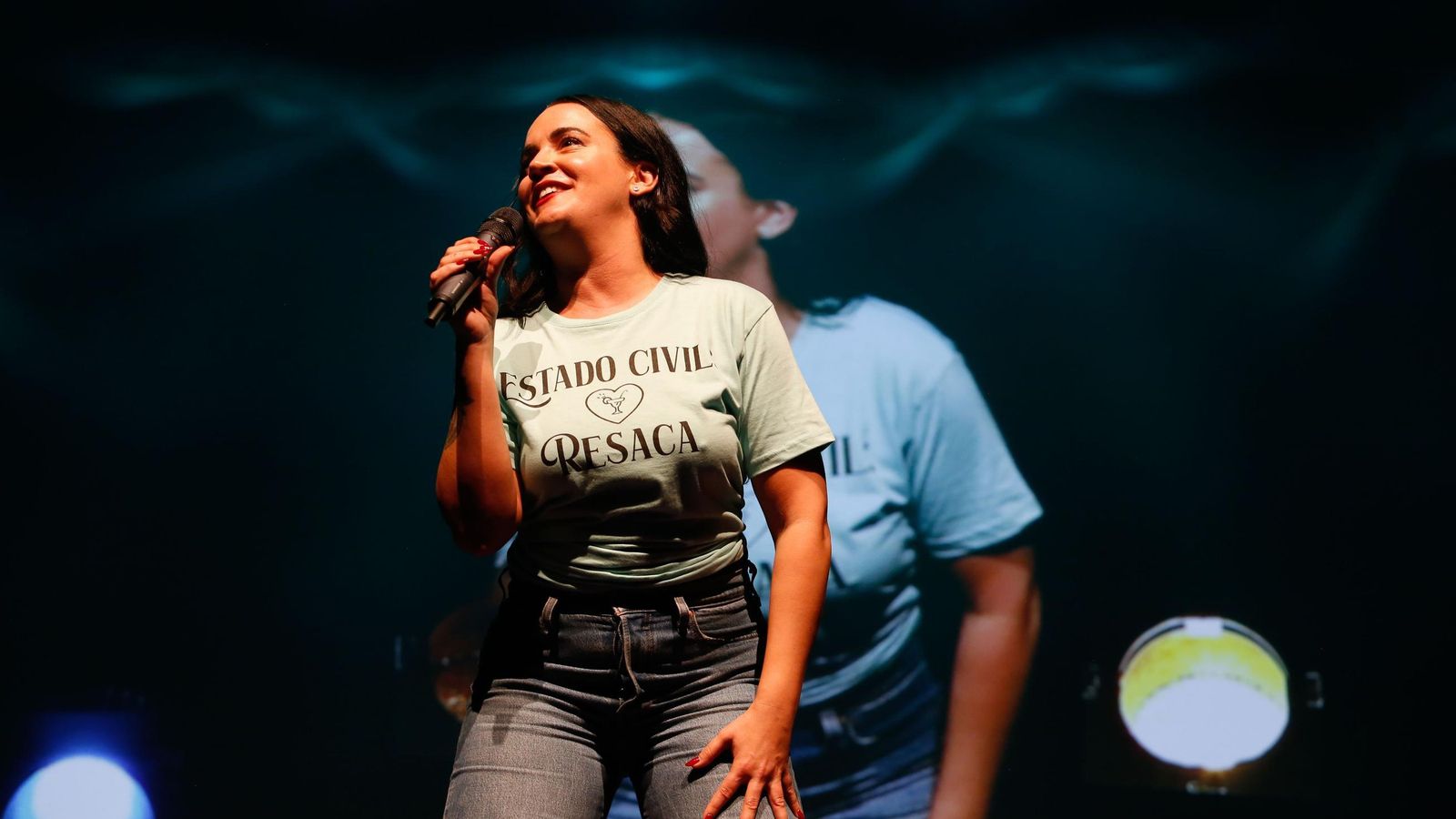 Martita de Graná durante uno de sus monólogos.