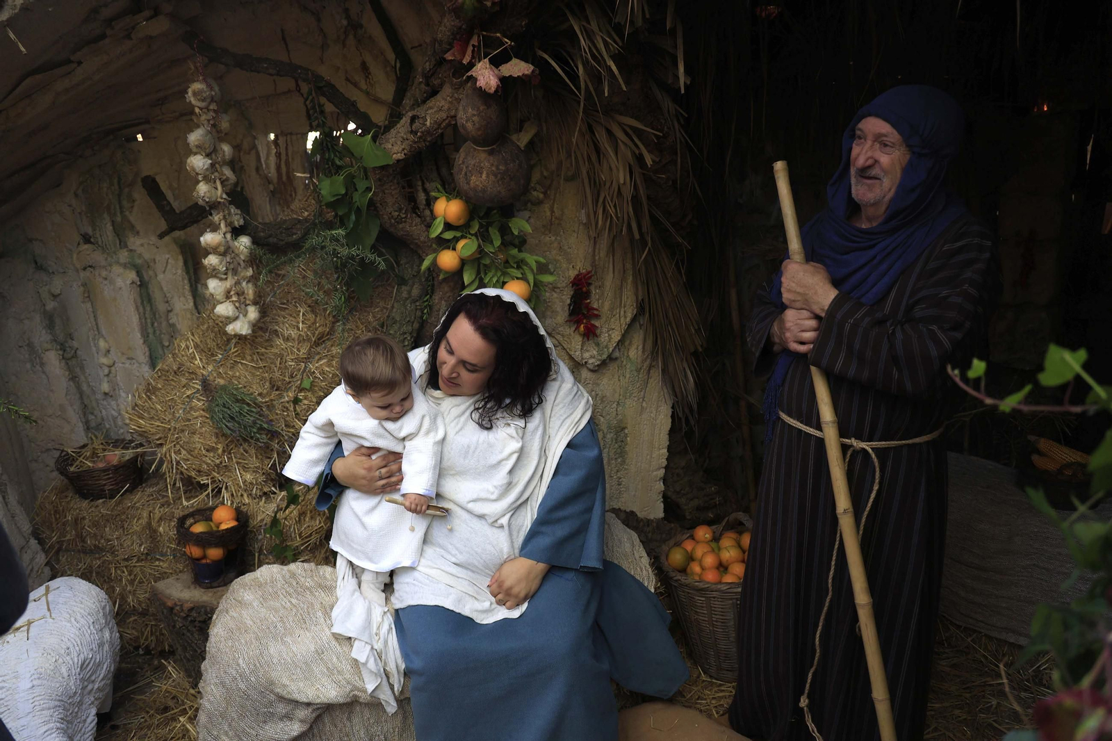 Las fotos de la inauguración del Belén Viviente de Pelayo en Algeciras