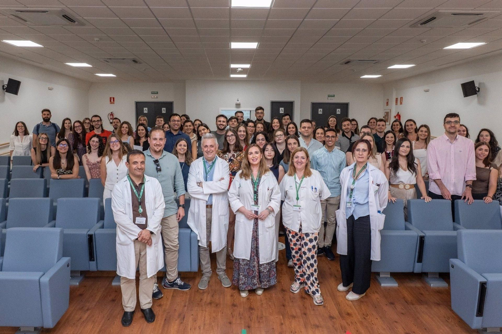 Acto de bienvenida a los residentes en el Hospital de Jaén.
