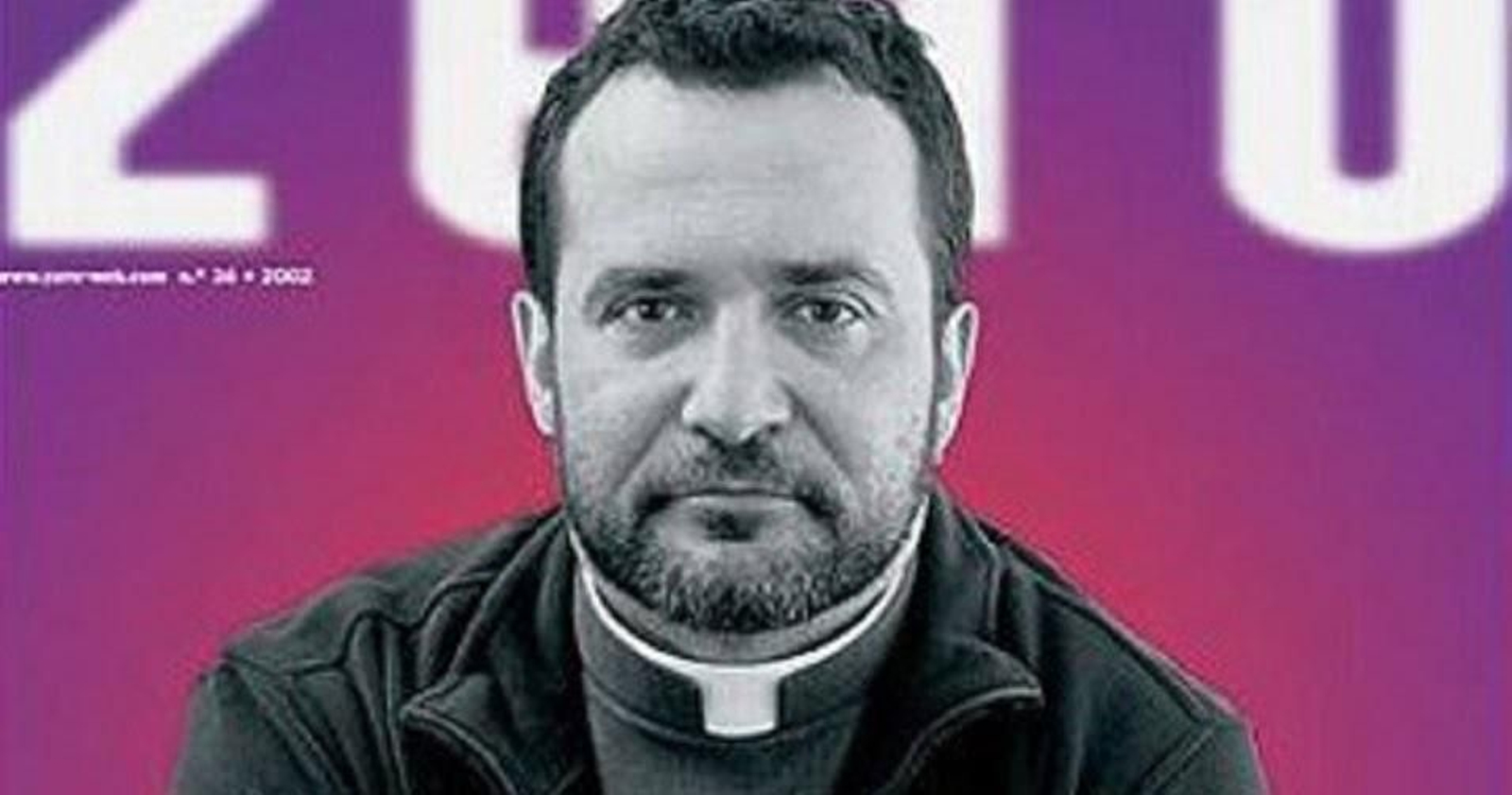 José Mantero, en la portada de la revista Zero.