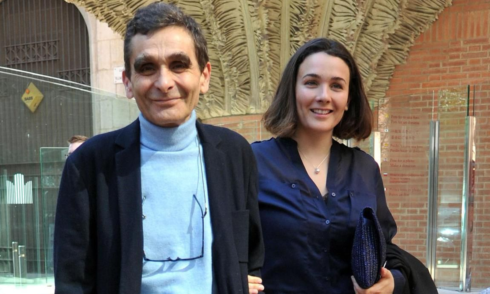Adolfo Domínguez con su hija Adriana, quien le relevará al frente de la compañía.