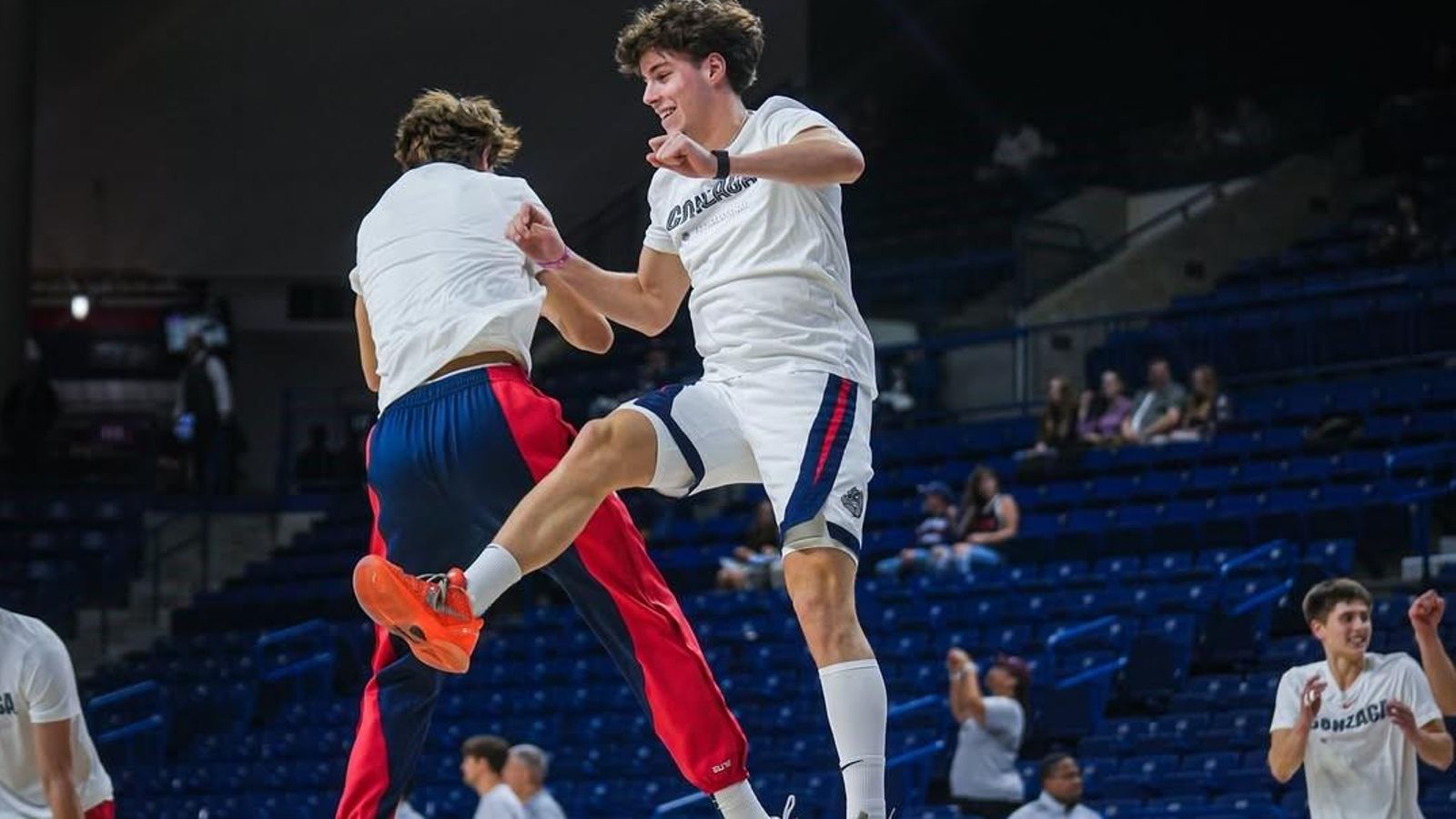 Mario Saint-Supéry, en un calentamiento.