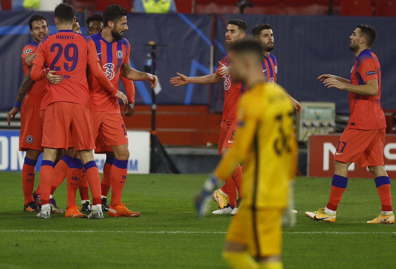 Las imágenes del Sevilla-Chelsea