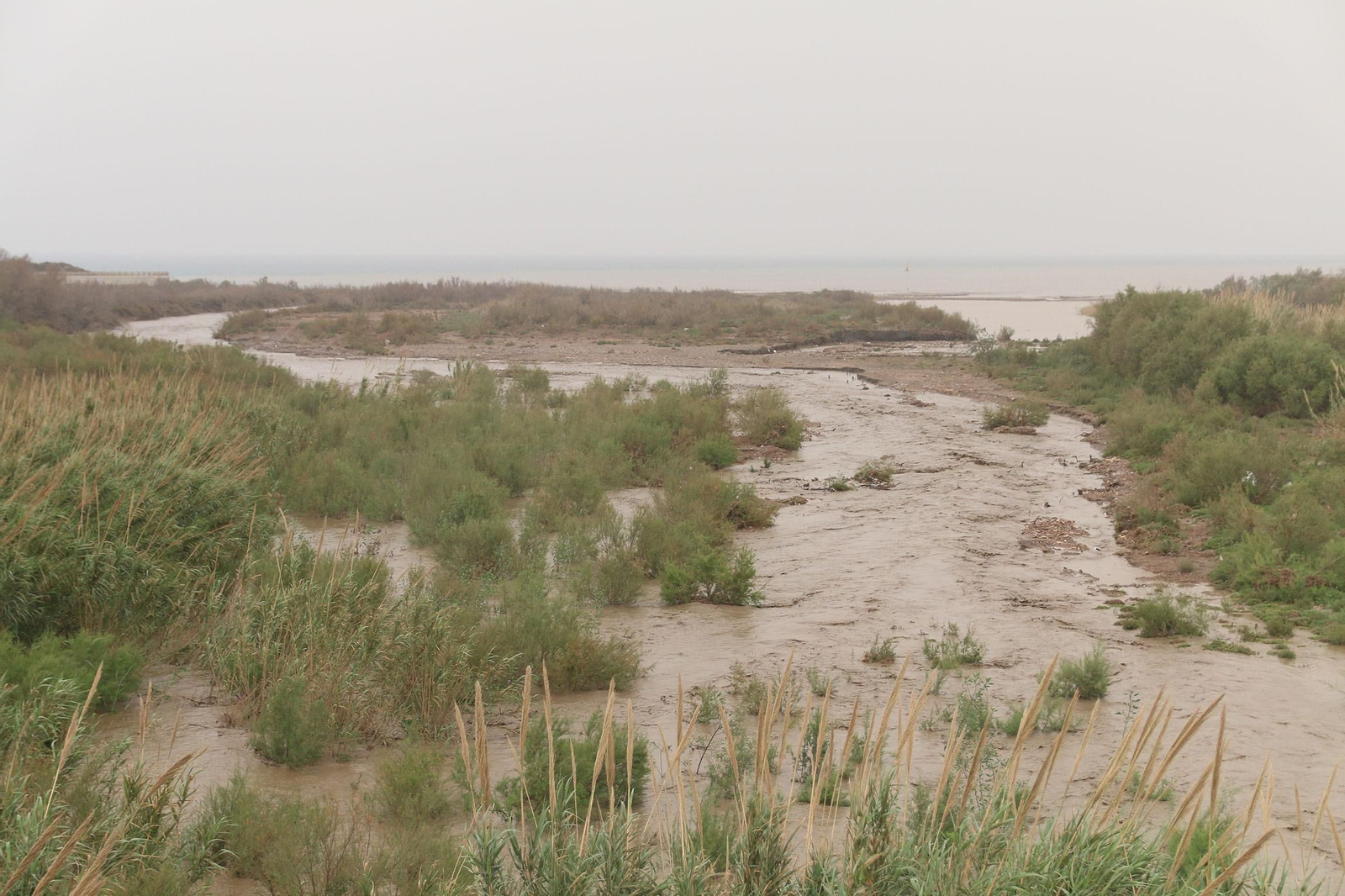 Fotogalería de la lluvia en Almería.