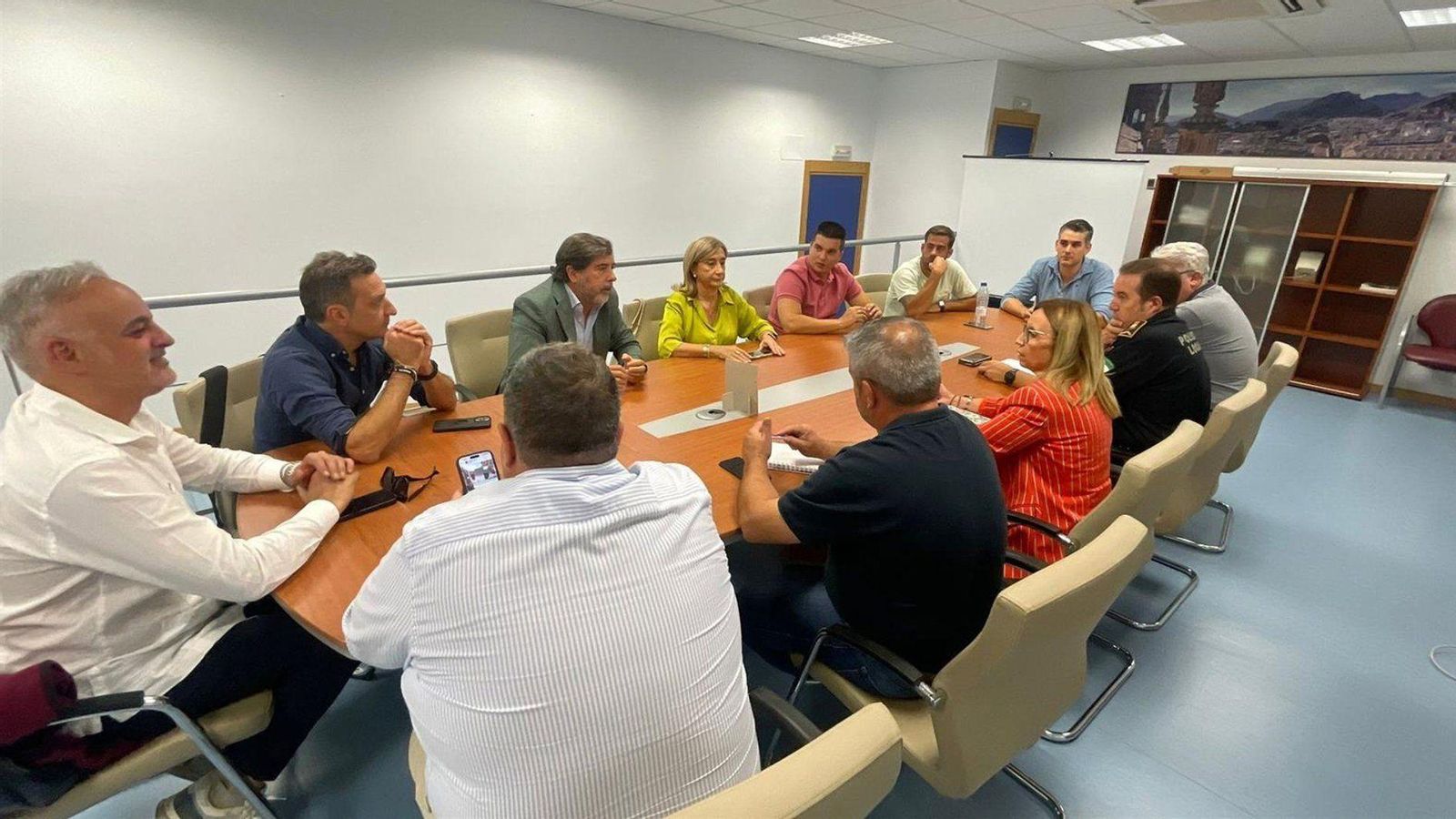 Reunión para la ordenanza de tráfico