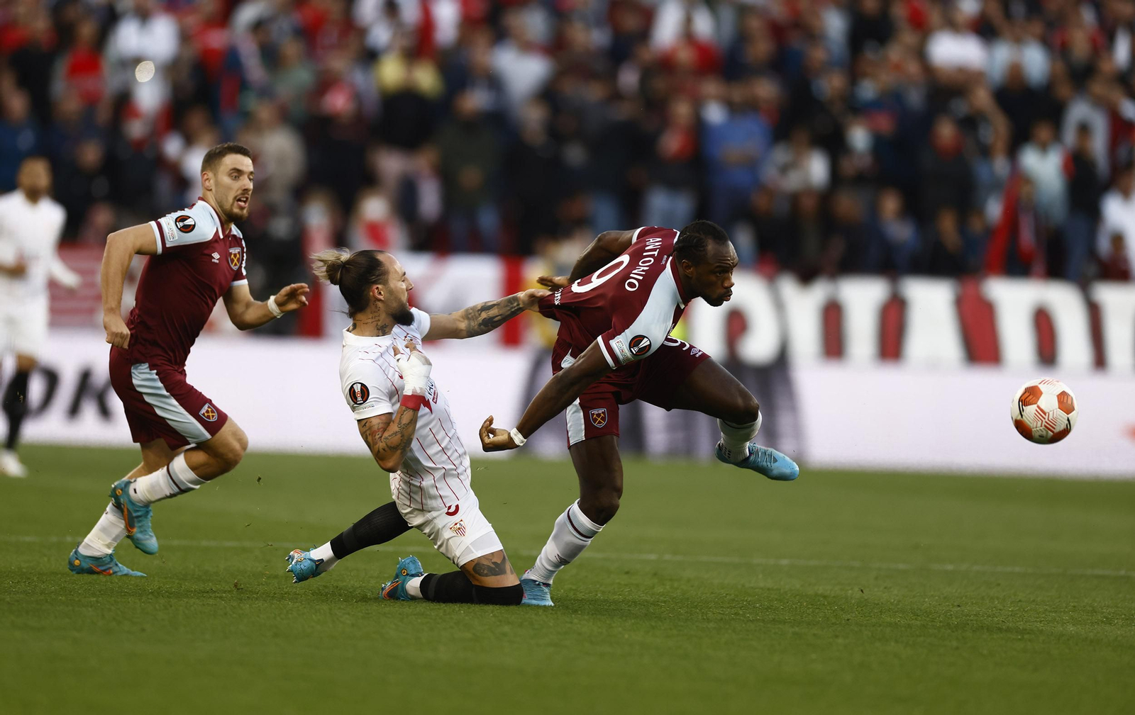 Las imágenes del Sevilla-West Ham