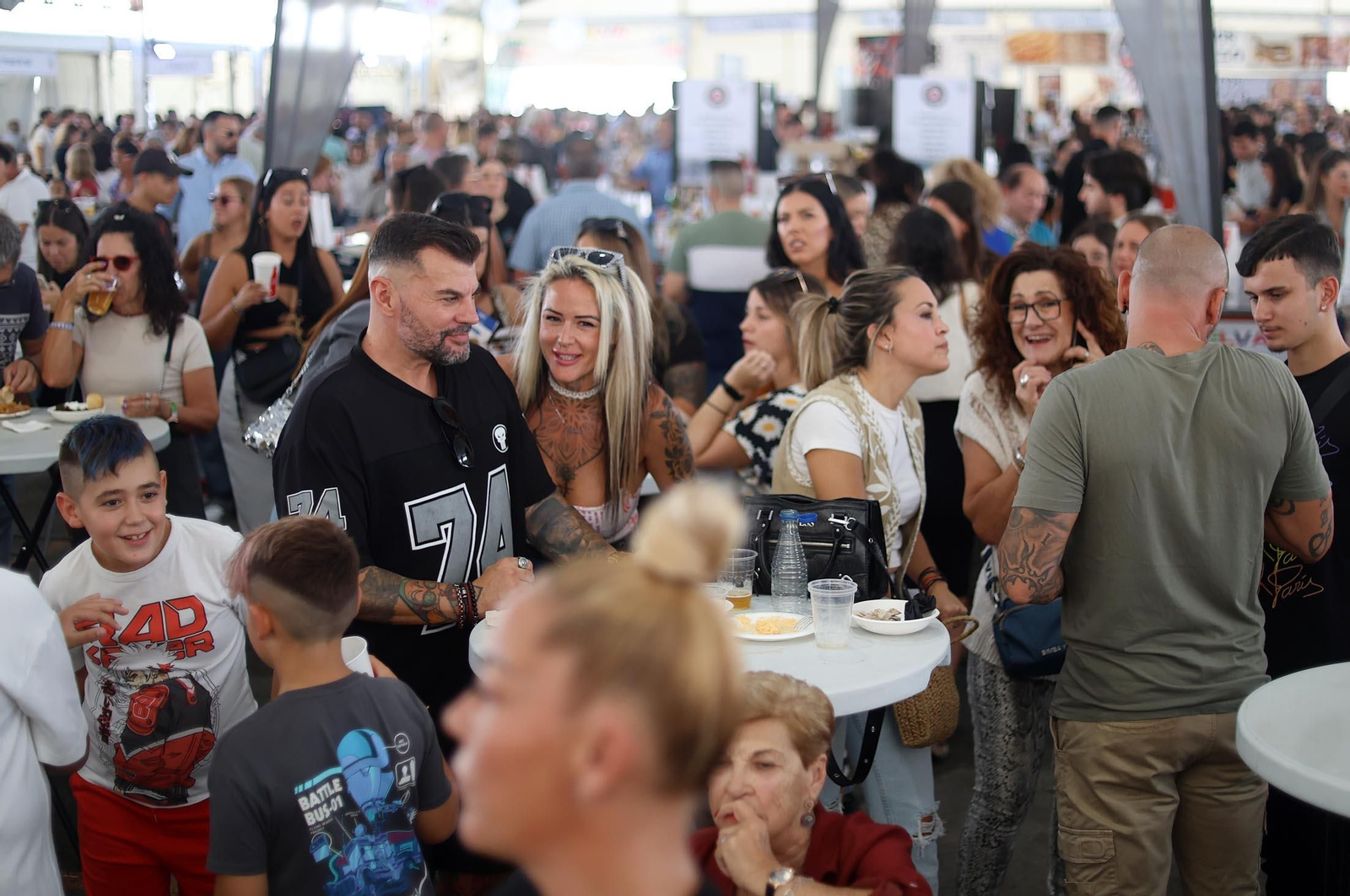 Imágenes de la Feria de la Tapa de Huelva en la mañana del domingo