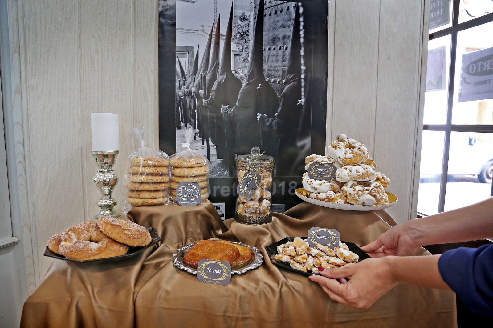 Dulces artesanos de la Pastelería Jesús para la Semana Santa.