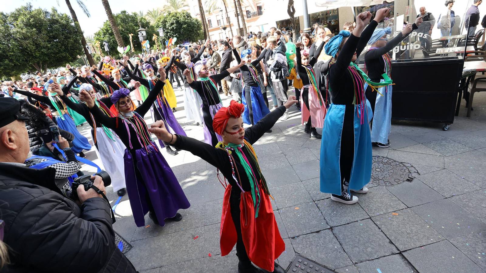 Pasacalles por el Carnaval en Jerez