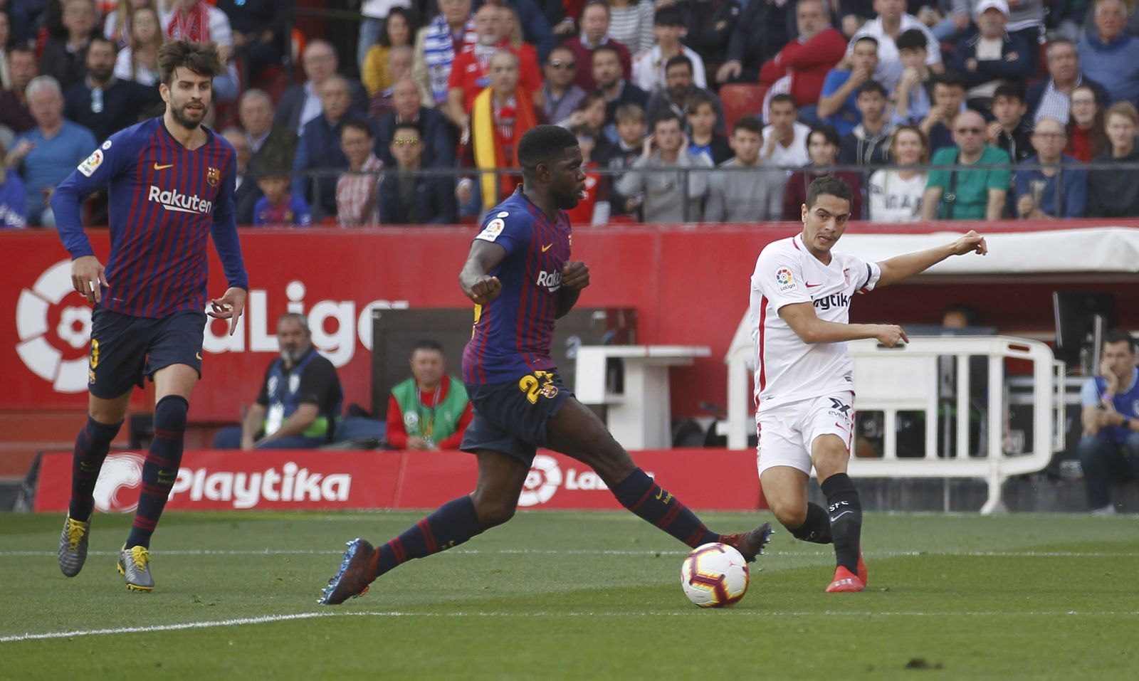 El Sevilla-Barcelona, en imágenees