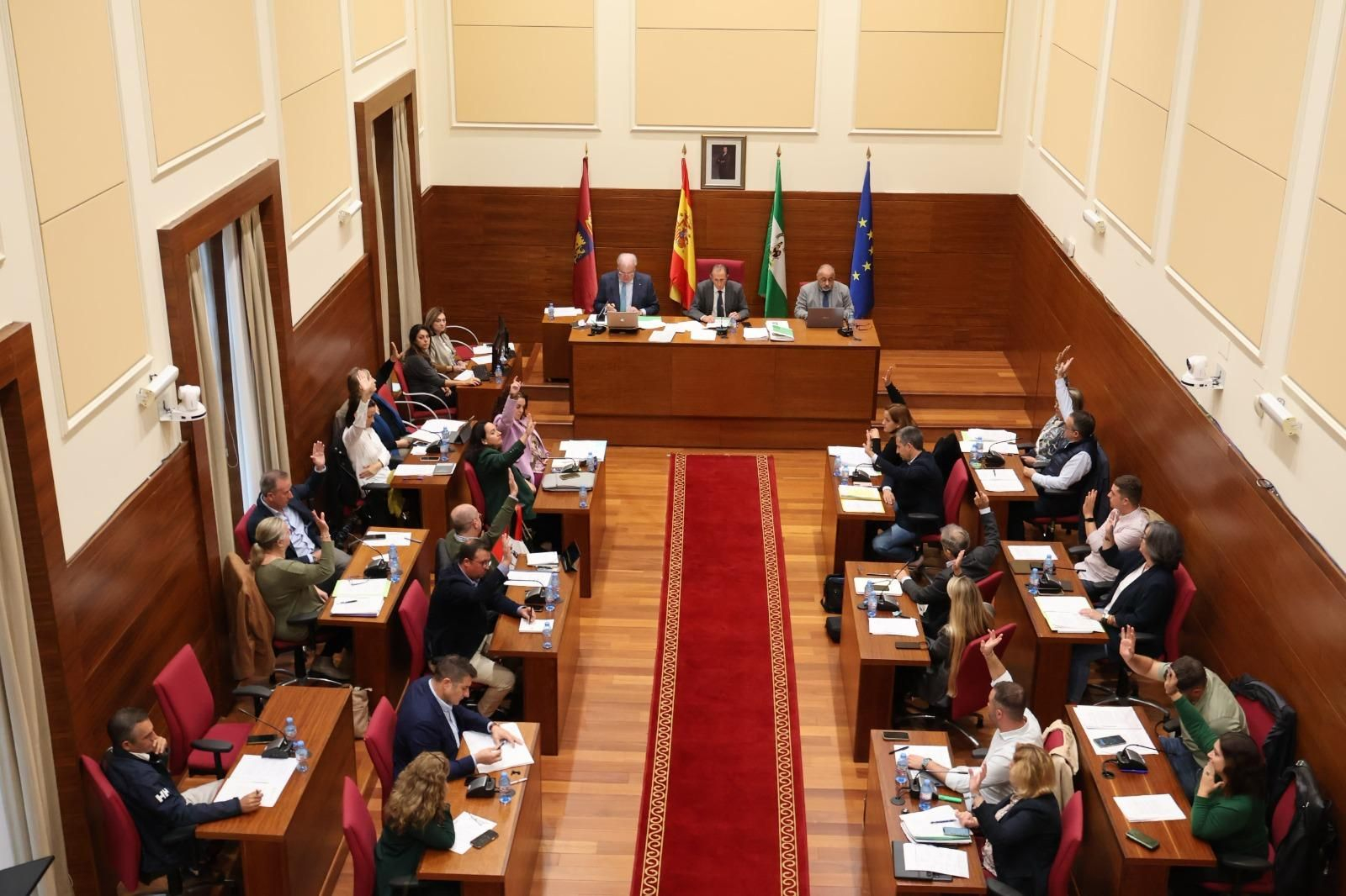 Un instante de la sesión plenaria.