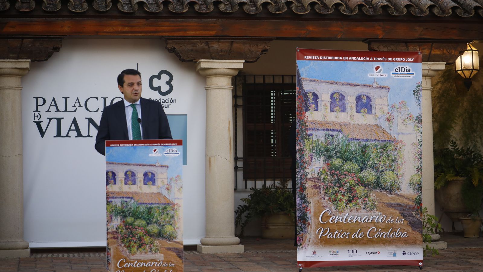 El alcalde de Córdoba, José María Bellido, durante su intervención.