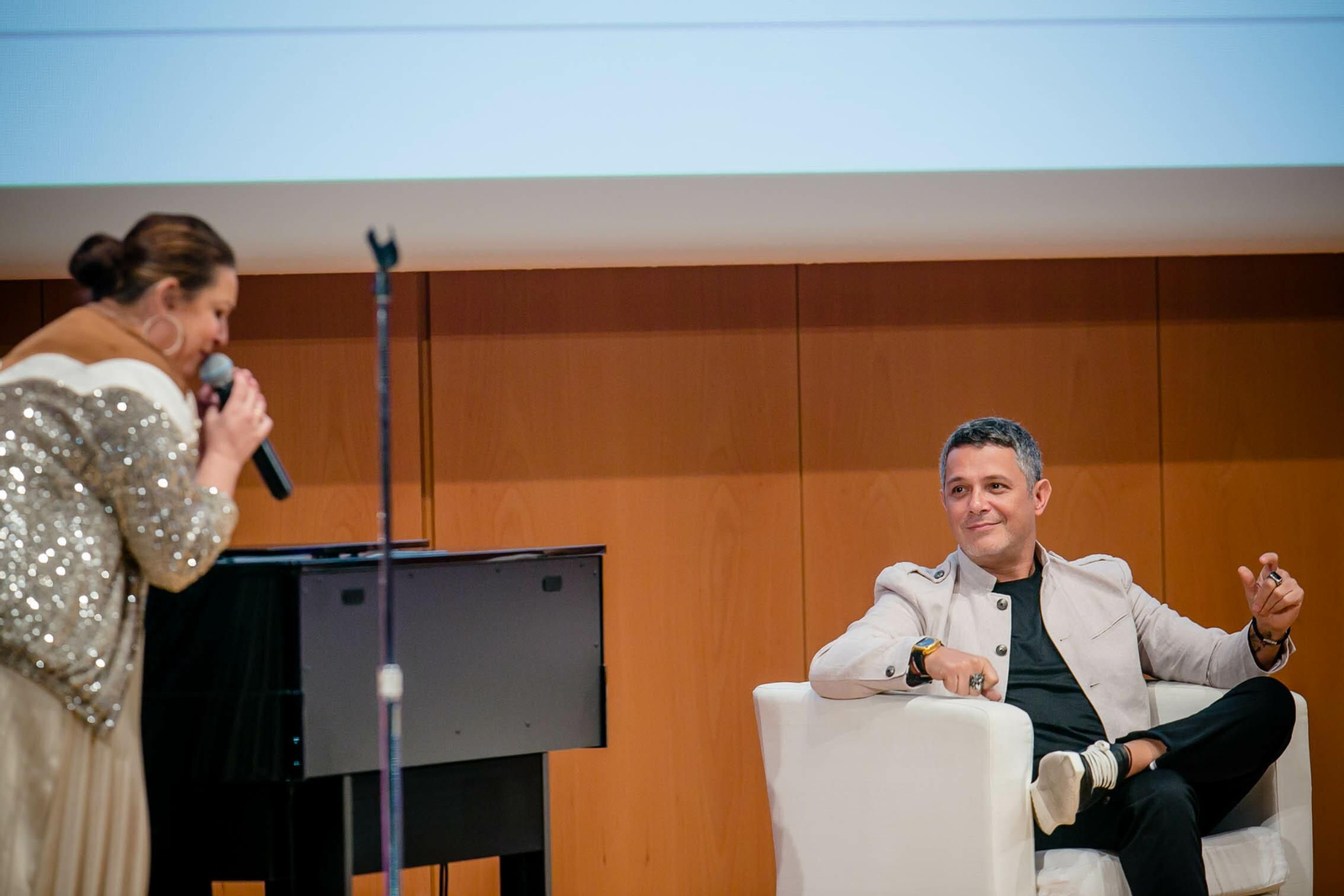 Acto de reconocimiento de Alejandro Sanz como hijo adoptivo de Cádiz