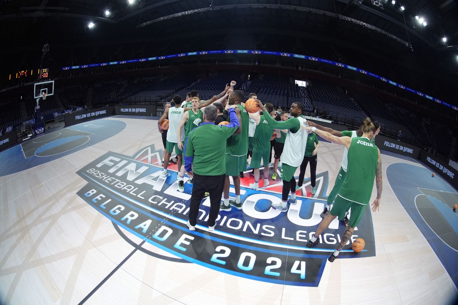 La sensación del Unicaja sobre la novedosa pista del Belgrado Arena