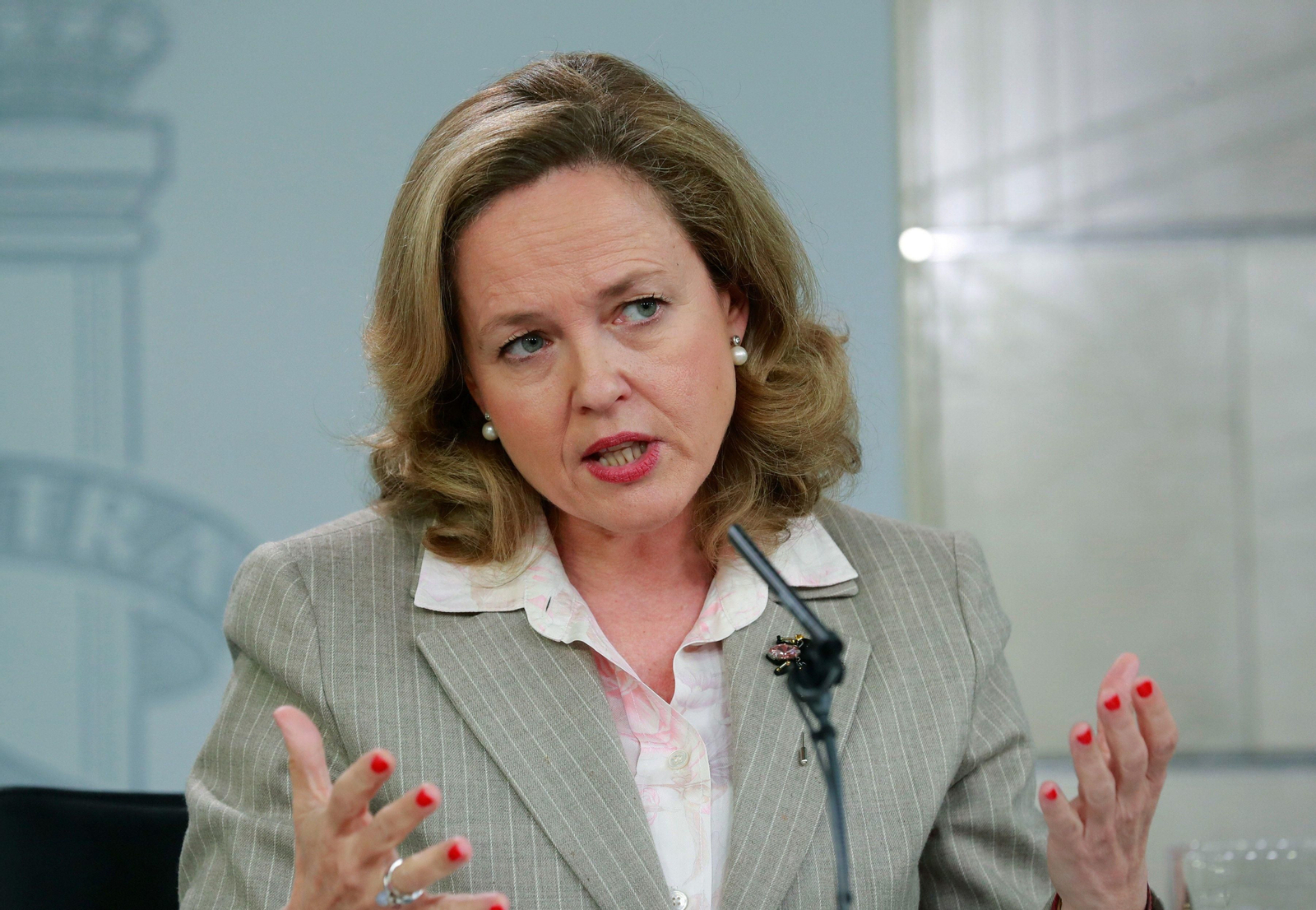 La ministra de Economía, Nadia Calviño.